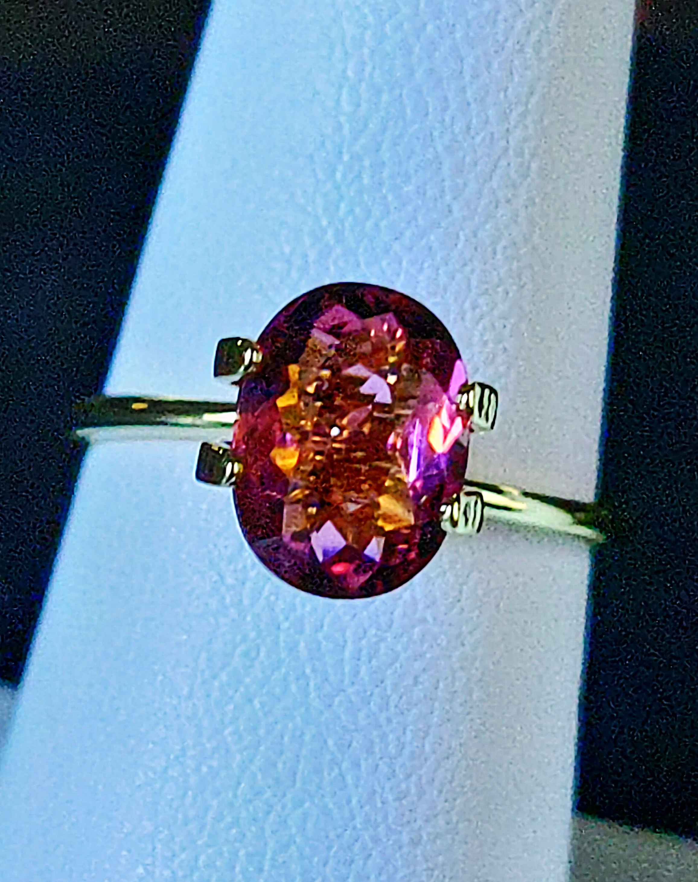Genuine Neon Hot Pink Titanium Tourmaline 1.74ct from TheCoveAtFoxHollow.com