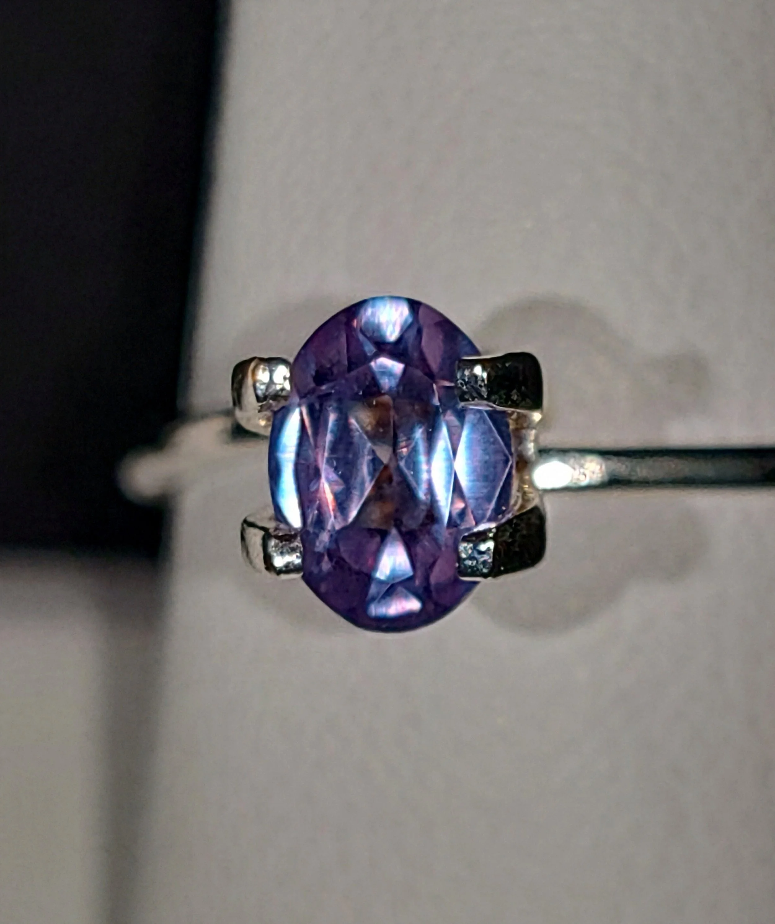 Genuine Alexandrite .87ct from TheCoveAtFoxHollow.com