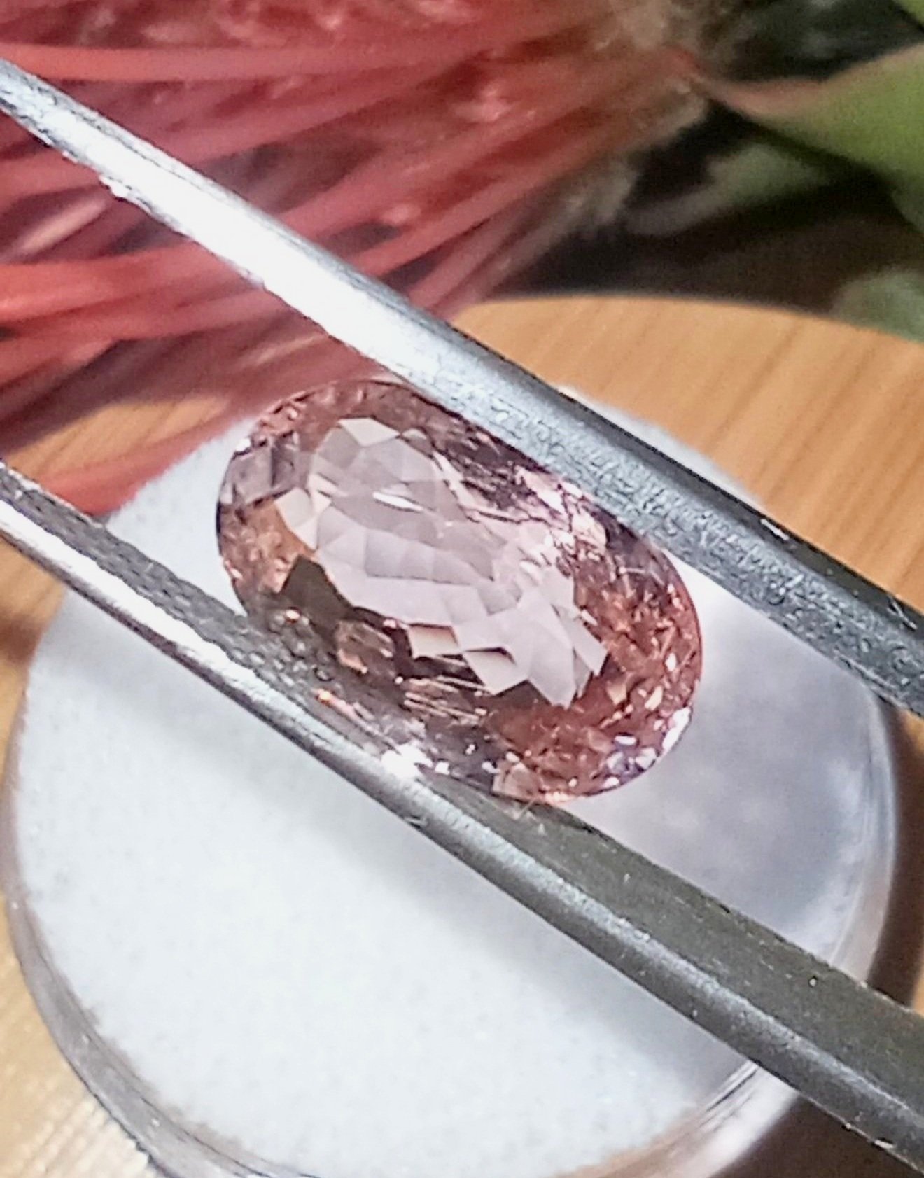 Genuine Orange Pink Padparadscha Tourmaline 3ct from thecoveatfoxhollow.com
