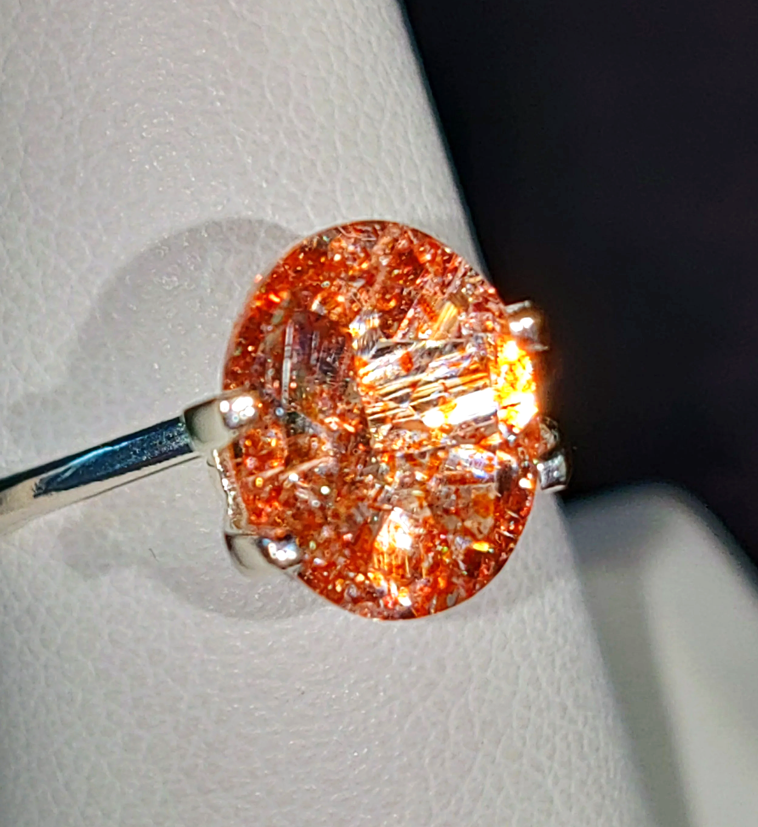 Genuine Tanzanian Sunstone 2.56ct from TheCoveAtFoxHollow.com