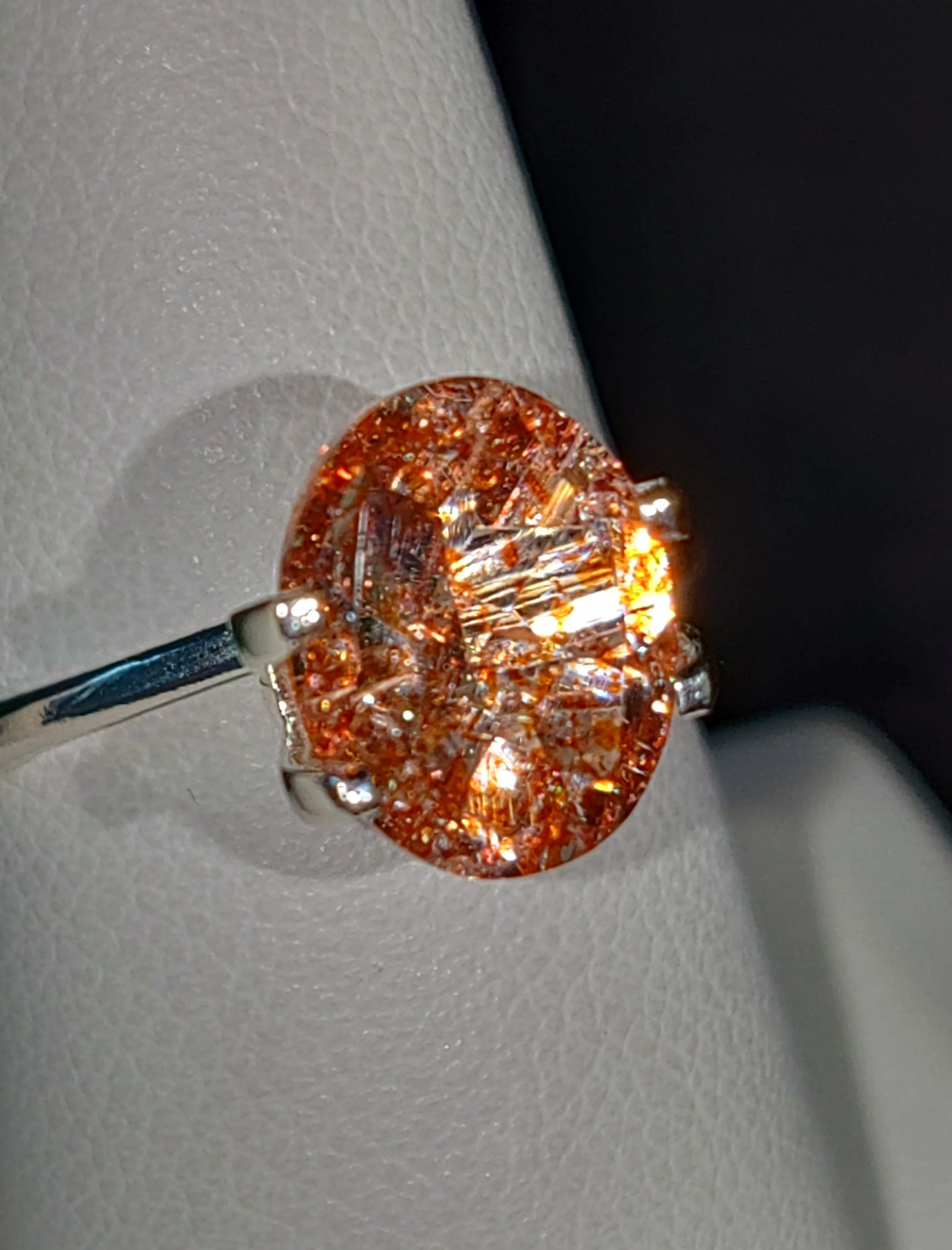 Genuine Tanzanian Sunstone 2.56ct from TheCoveAtFoxHollow.com
