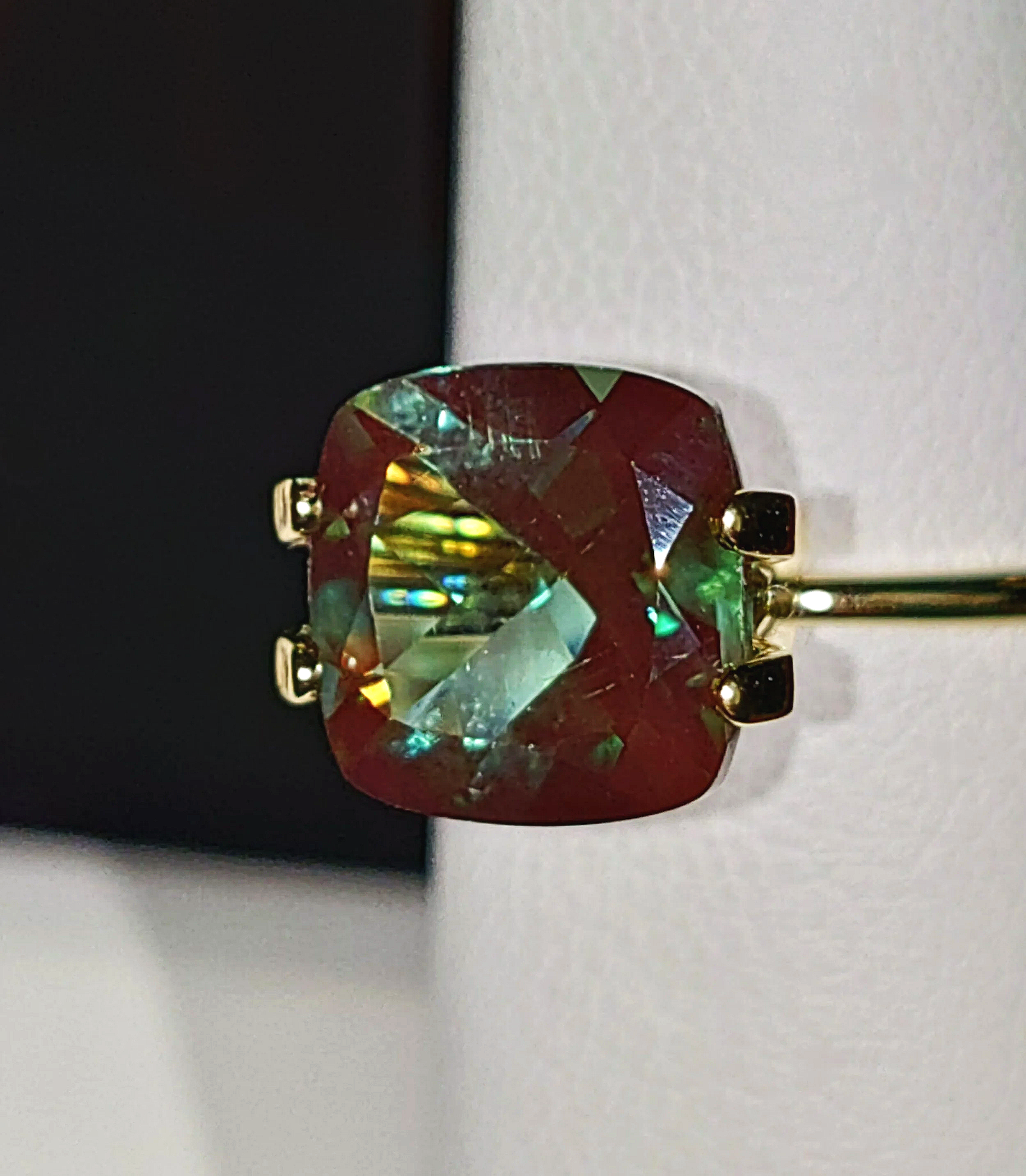 Genuine Green Labradorite 2.66ct from TheCoveAtFoxHollow.com