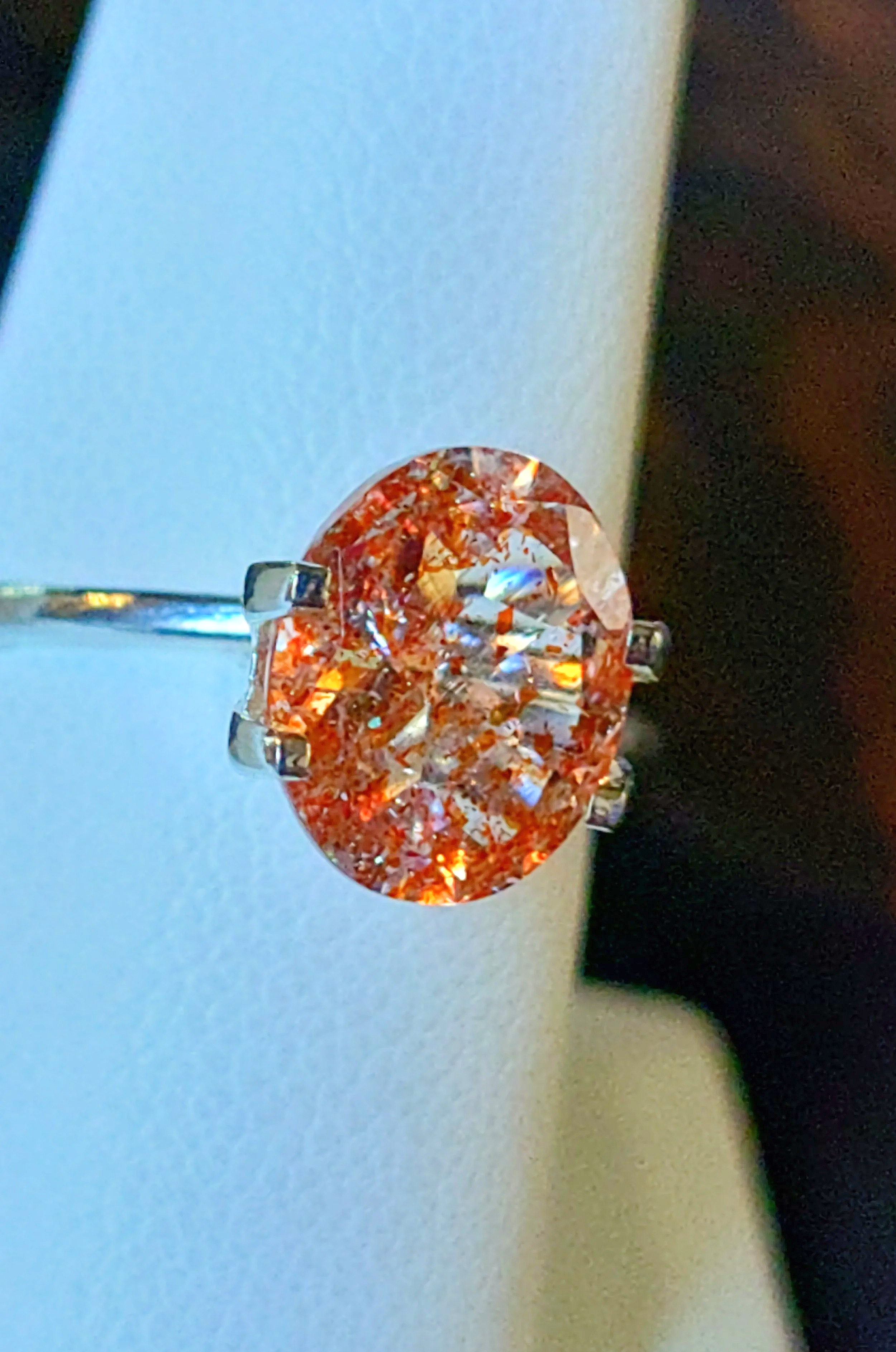 Genuine Tanzanian Sunstone 2.56ct from TheCoveAtFoxHollow.com