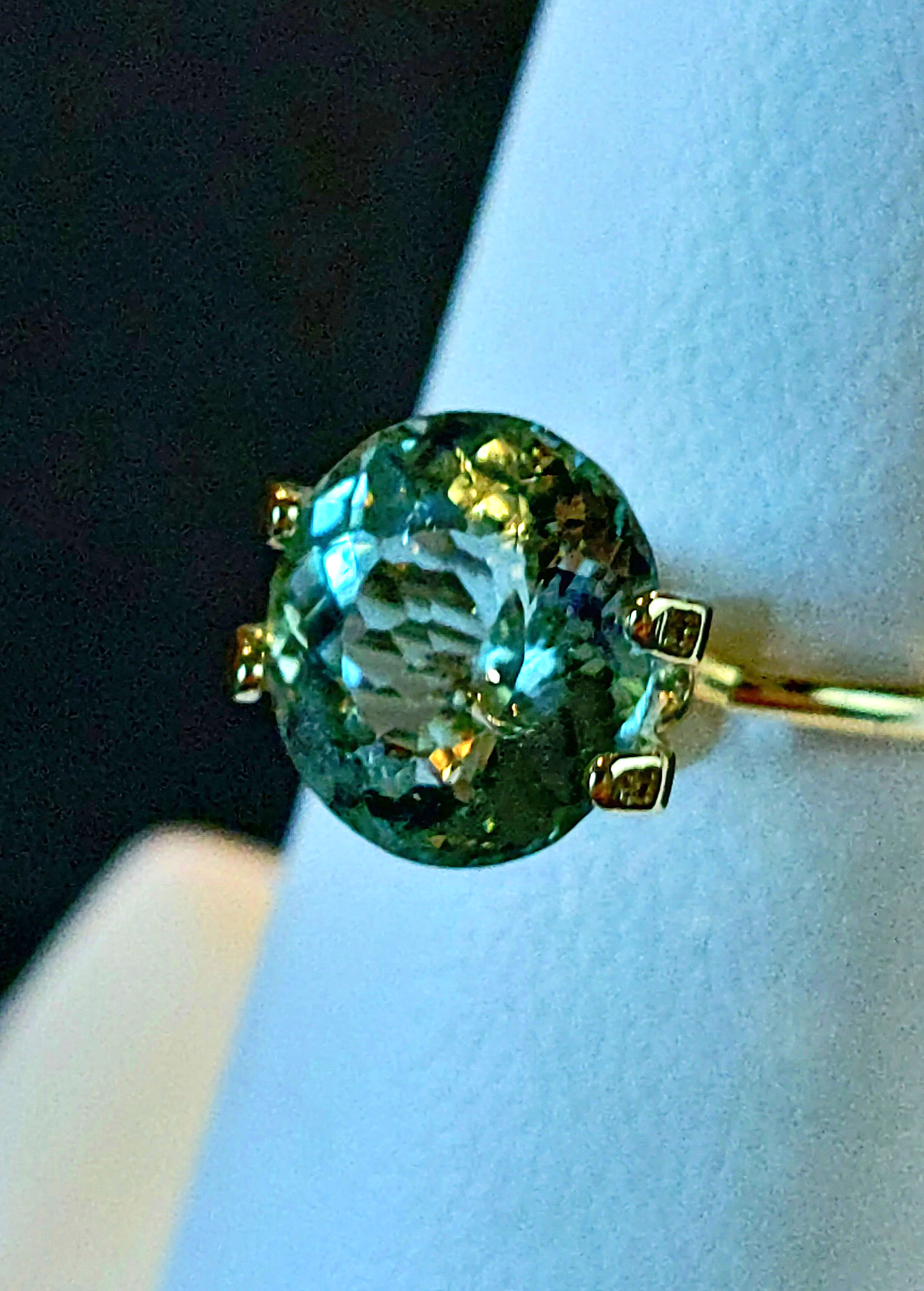 Genuine Neon Seafoam Titanium Tourmaline 2.60ct from TheCoveAtFoxHollow.com