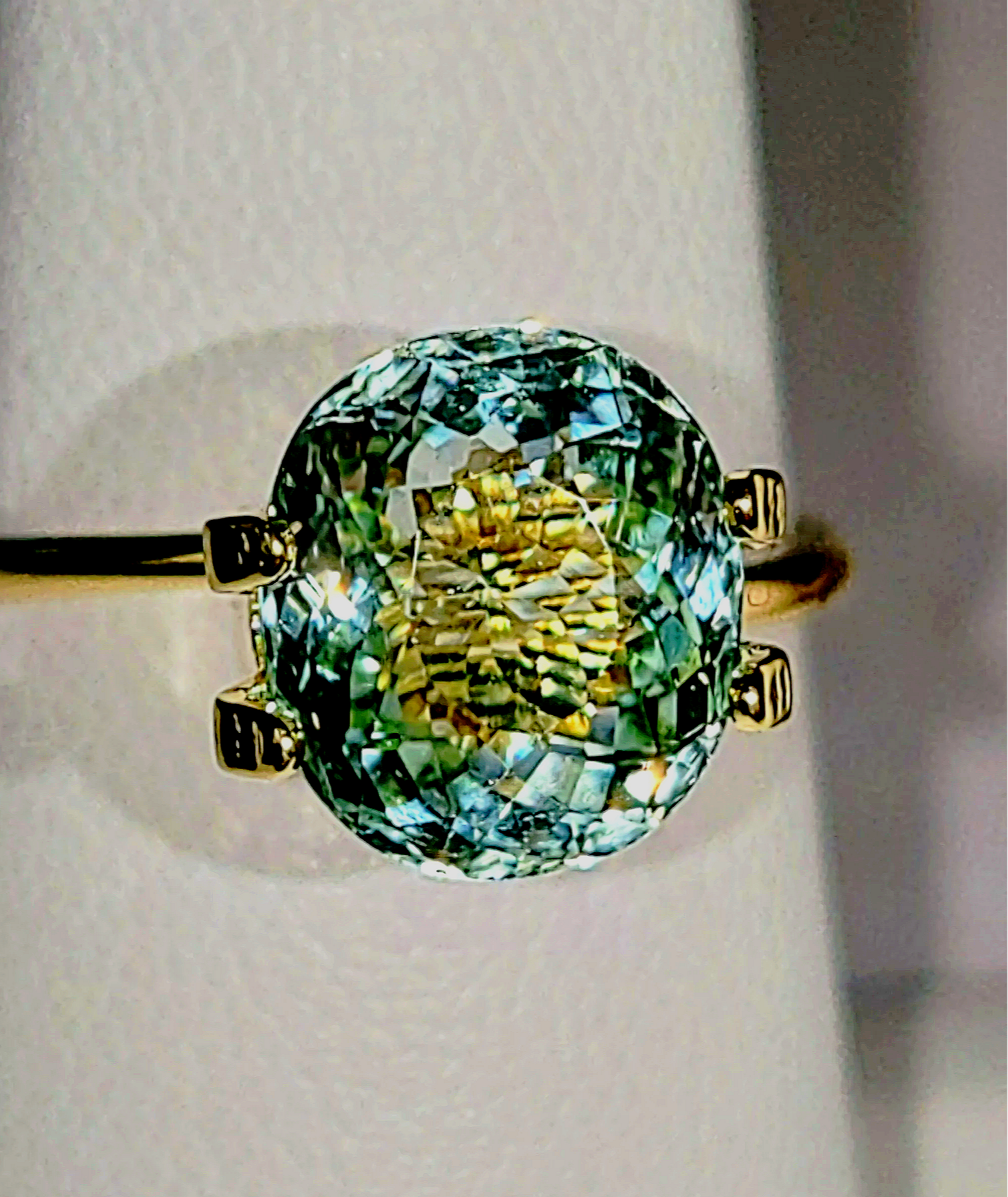 Genuine Neon Aqua Blue Titanium Tourmaline 2.94ct - TheCoveAtFoxHollow.com