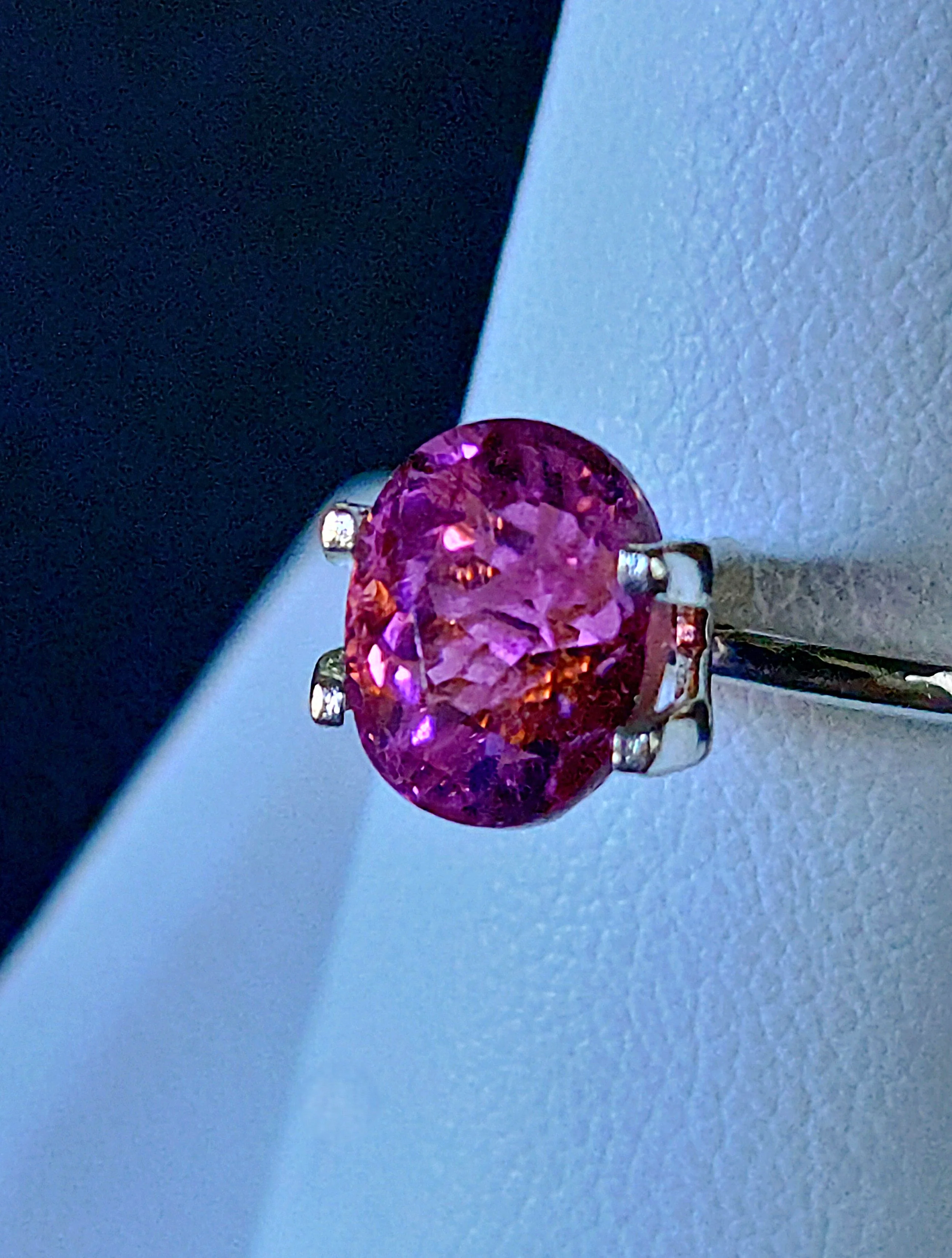 Genuine Neon Hot Pink Titanium Tourmaline 2.58ct TheCoveAtFoxHollow.com