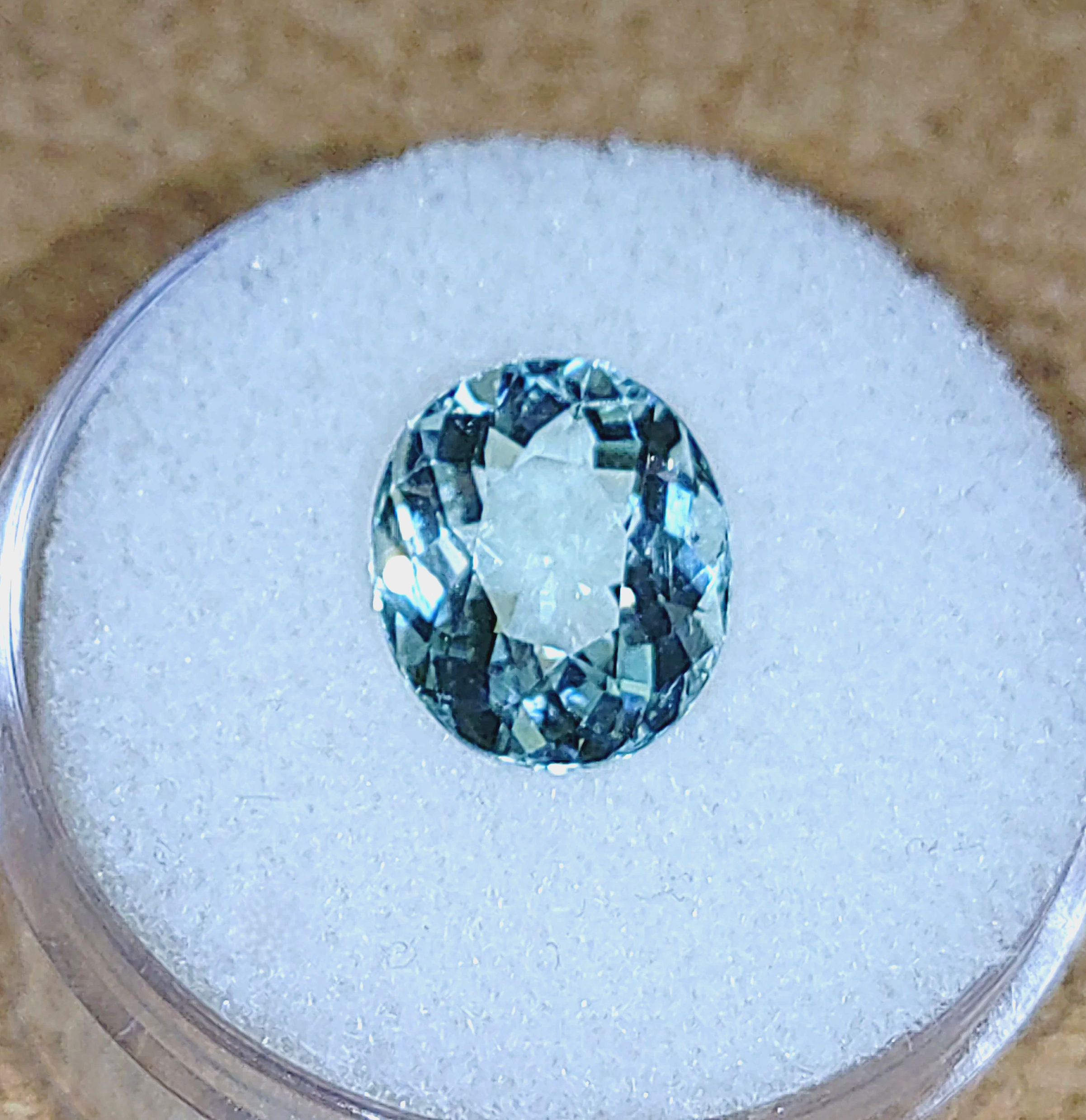 Genuine Neon Seafoam Titanium Tourmaline 3.18ct from TheCoveAtFoxHollow.com