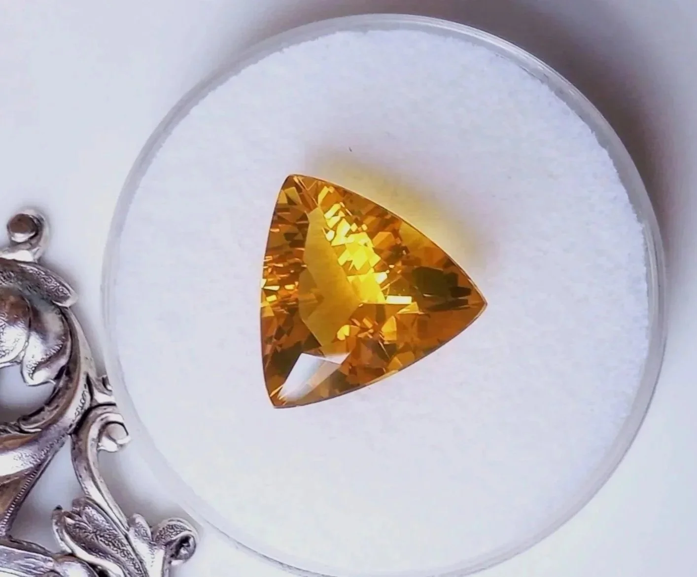 GIA Certified Yellow Fire Opal 8.82ct