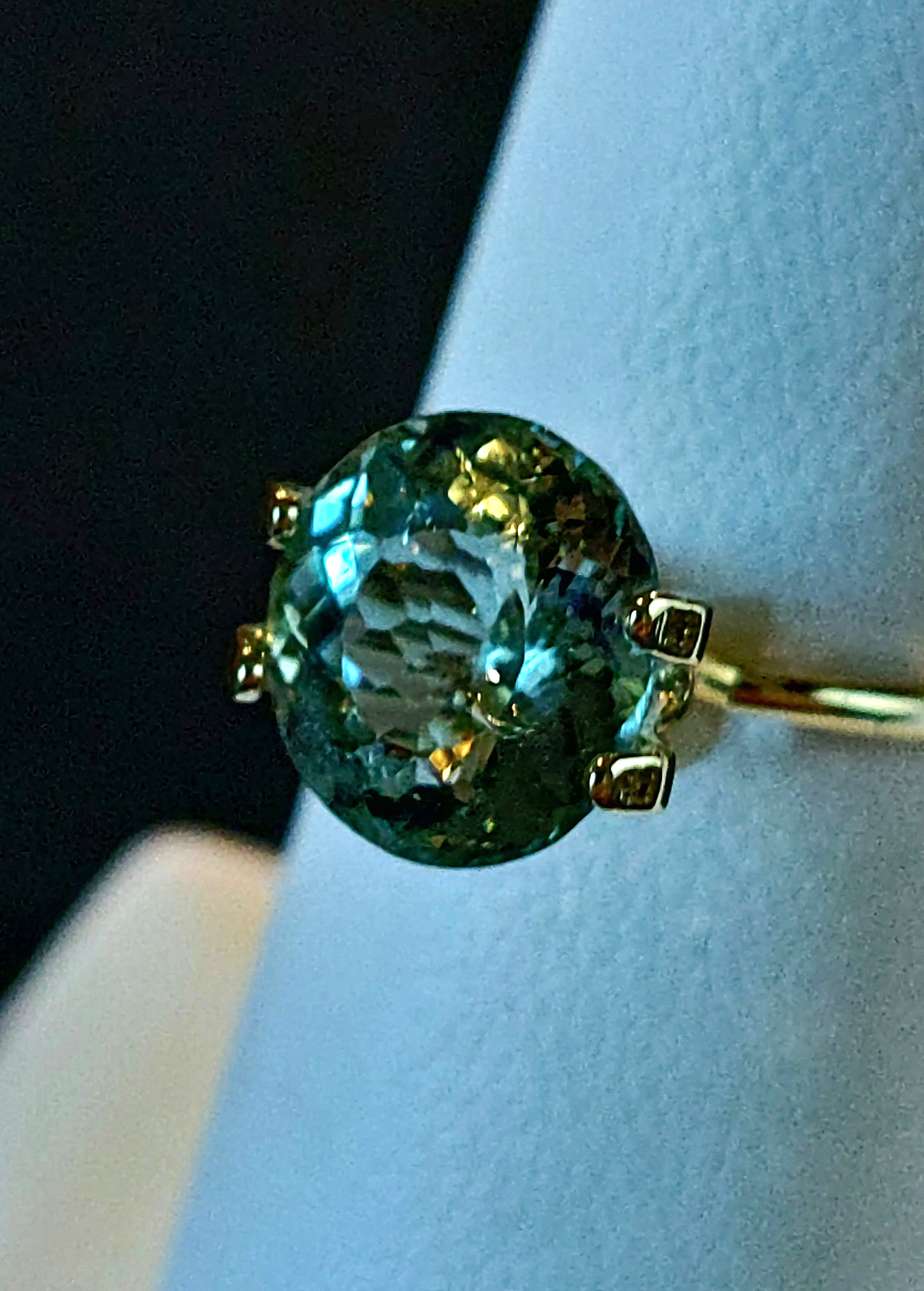 Genuine Neon Seafoam Titanium Tourmaline 2.60ct from TheCoveAtFoxHollow.com