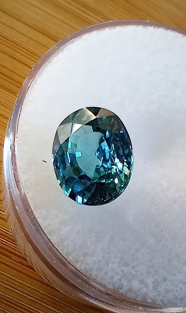 Genuine Blue Zircon 3.64ct from thecoveatfoxhollow.com