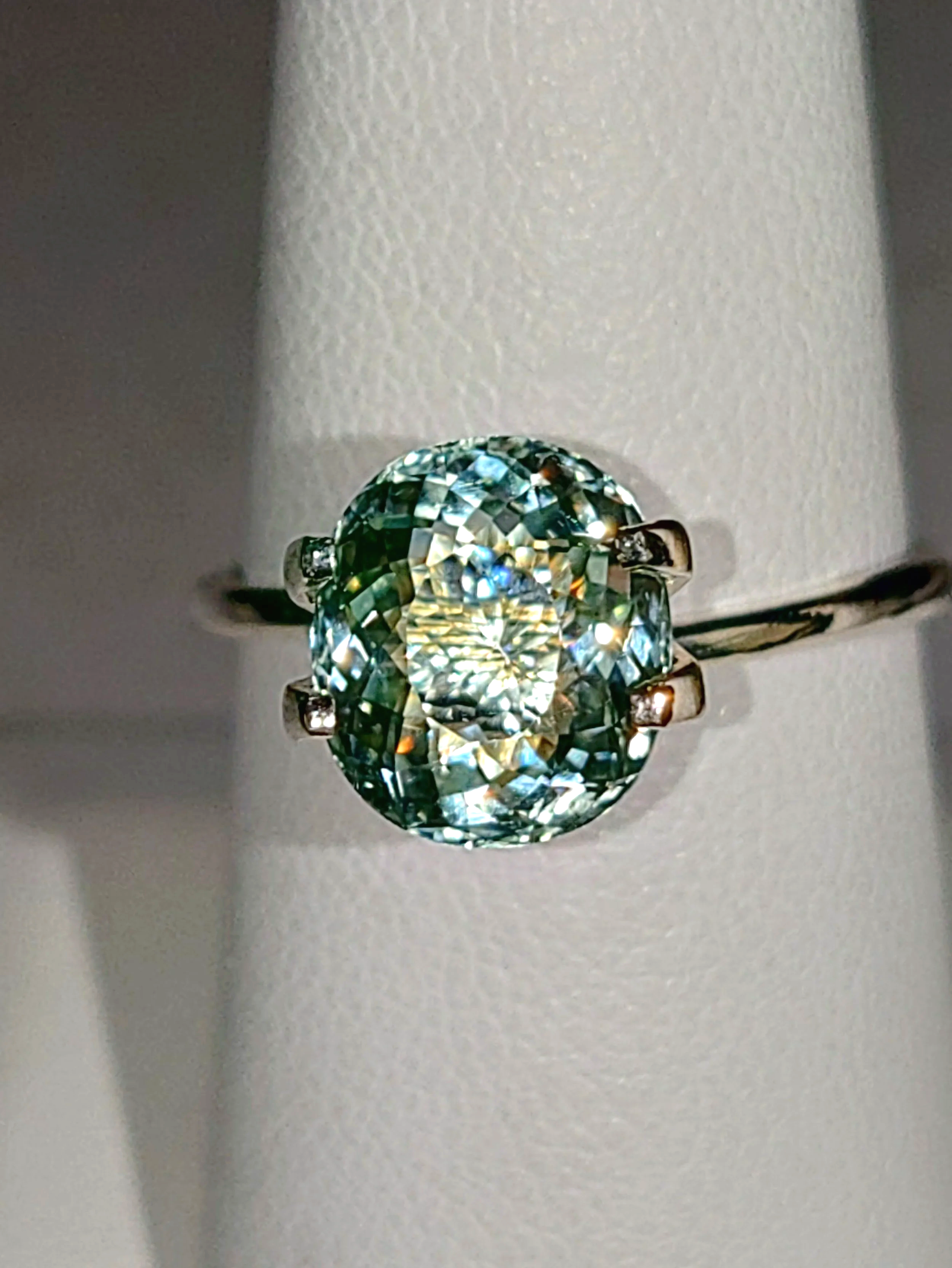 Genuine Neon Aqua Blue Titanium Tourmaline 2.94ct - TheCoveAtFoxHollow.com