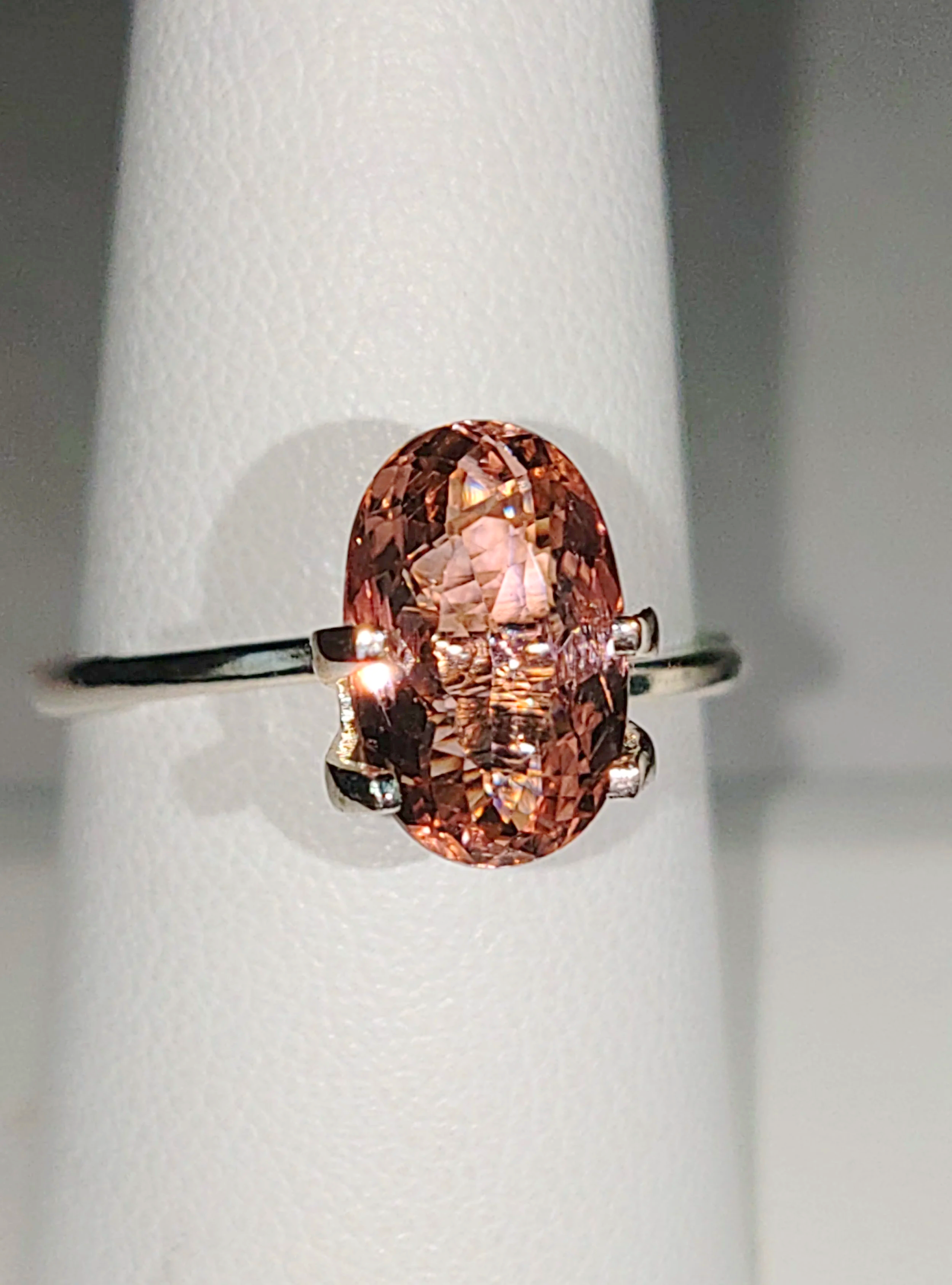 Genuine Neon Orange Pink Titanium Tourmaline 3ct from TheCoveAtFoxHollow.com