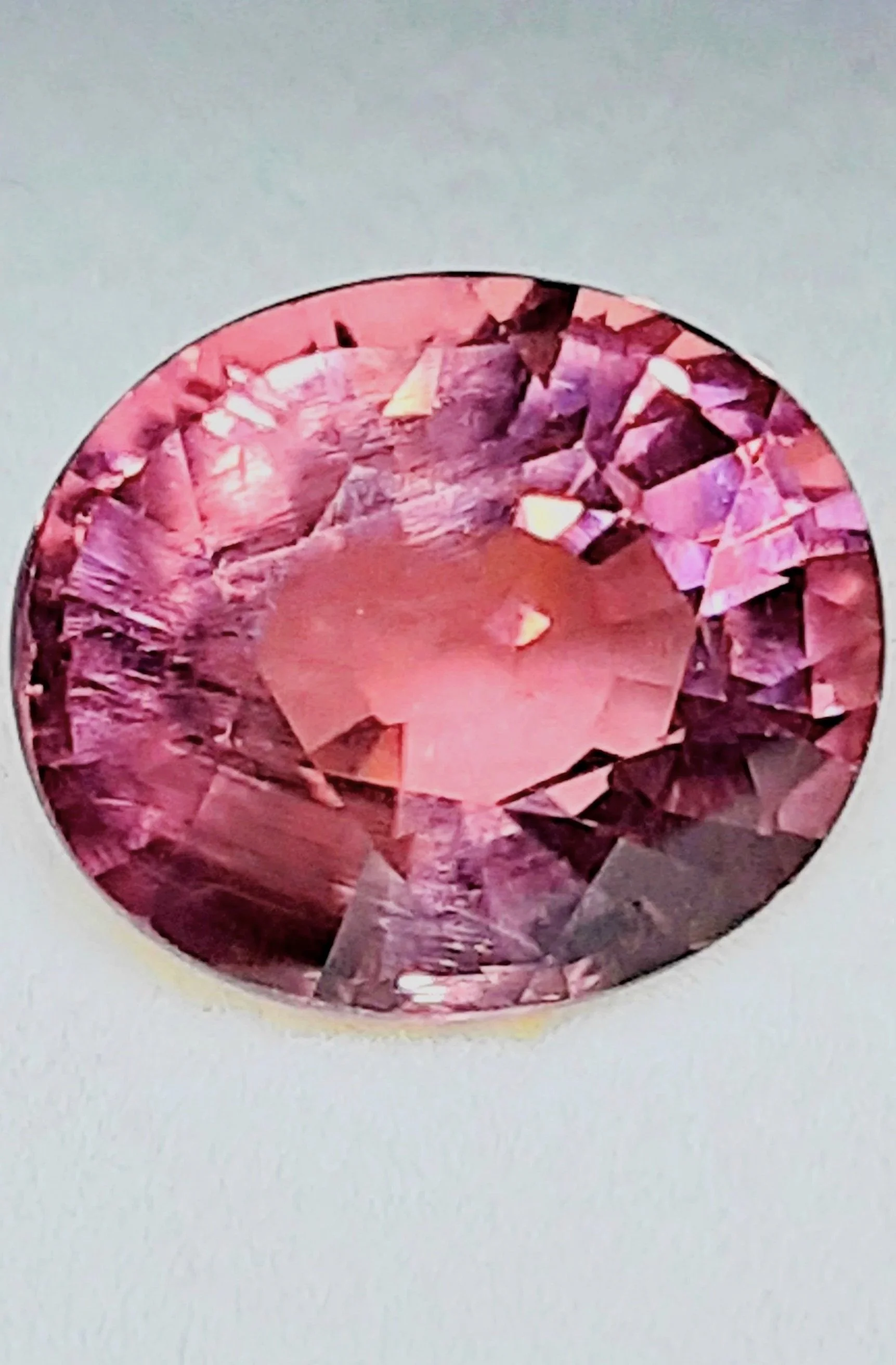 Genuine Pink Orange Purple Titanium Tourmaline 3.26ct from TheCoveAtFoxHollow.com