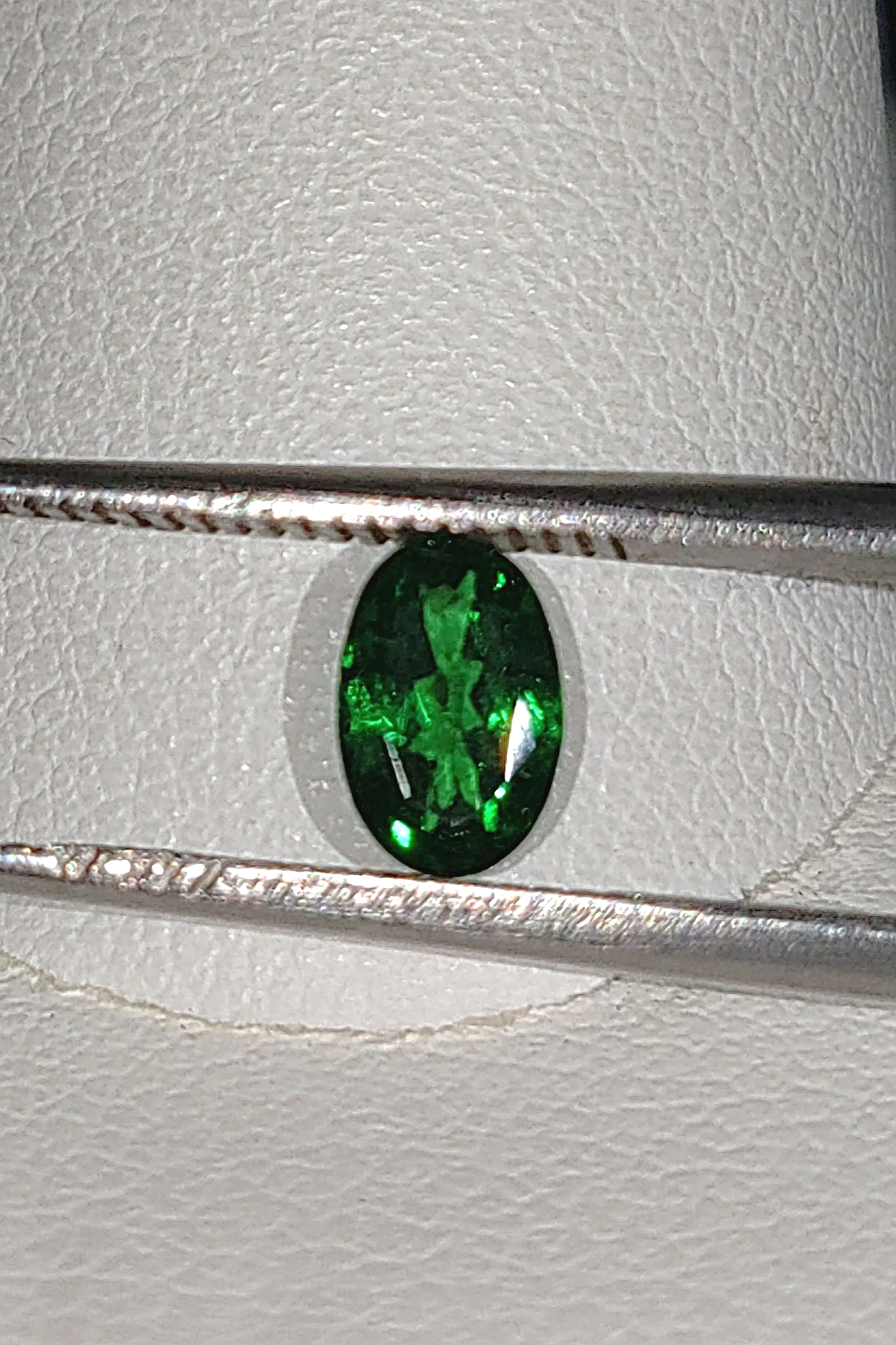 Genuine Tsavorite Garnet .38ct from TheCoveAtFoxHollow.com