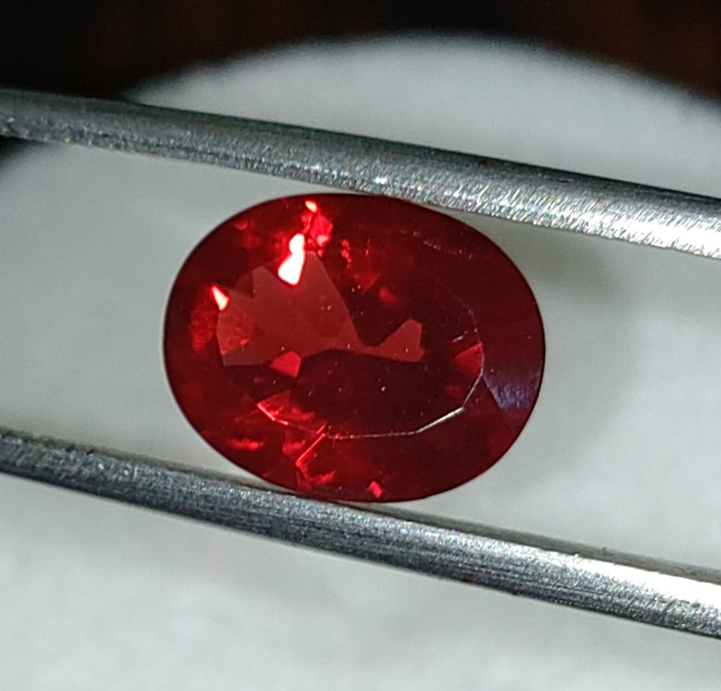 Genuine Red Andesine 2.15ct from TheCoveAtFoxHollow.com