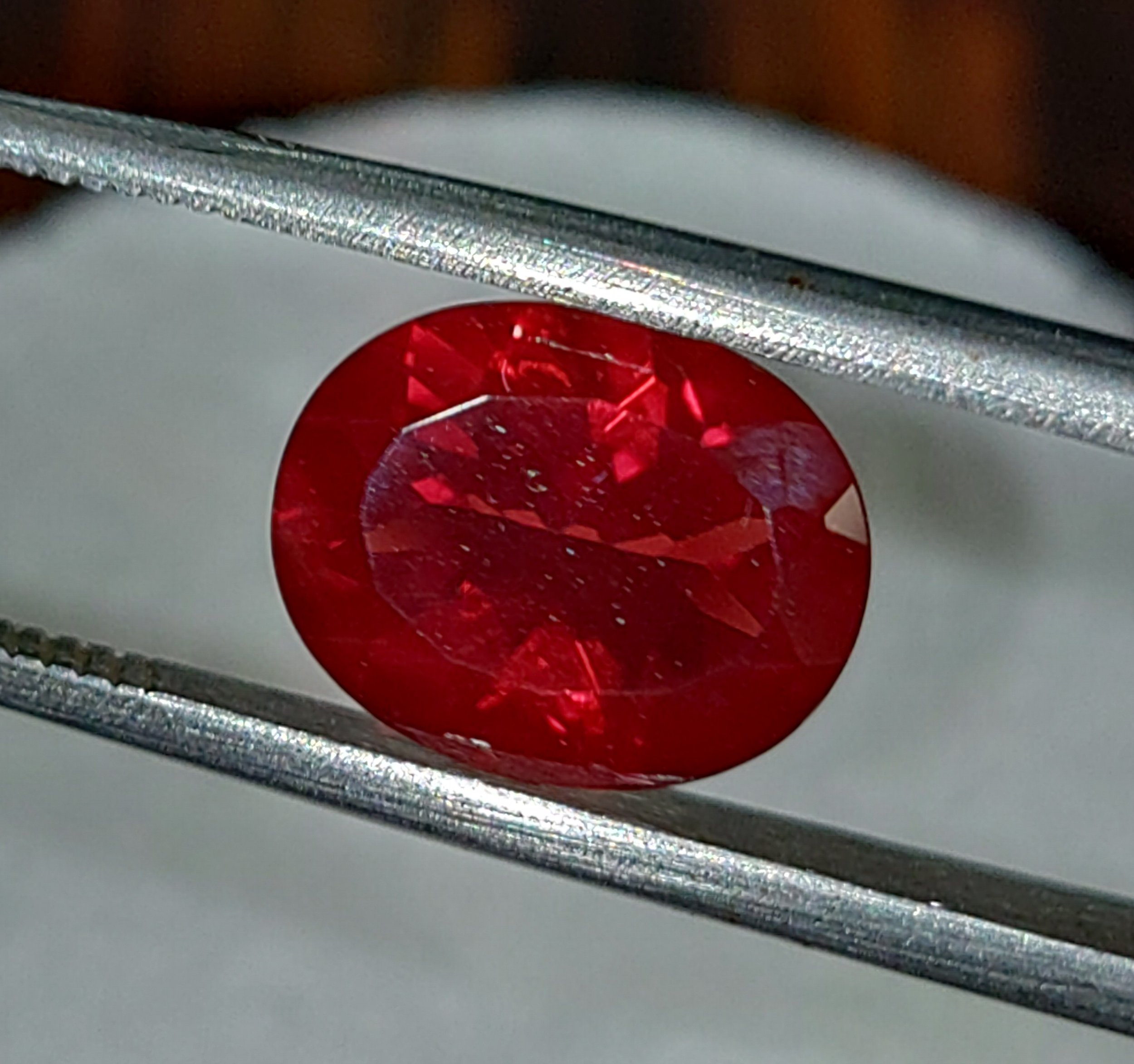 Genuine Red Andesine 2.15ct from TheCoveAtFoxHollow.com