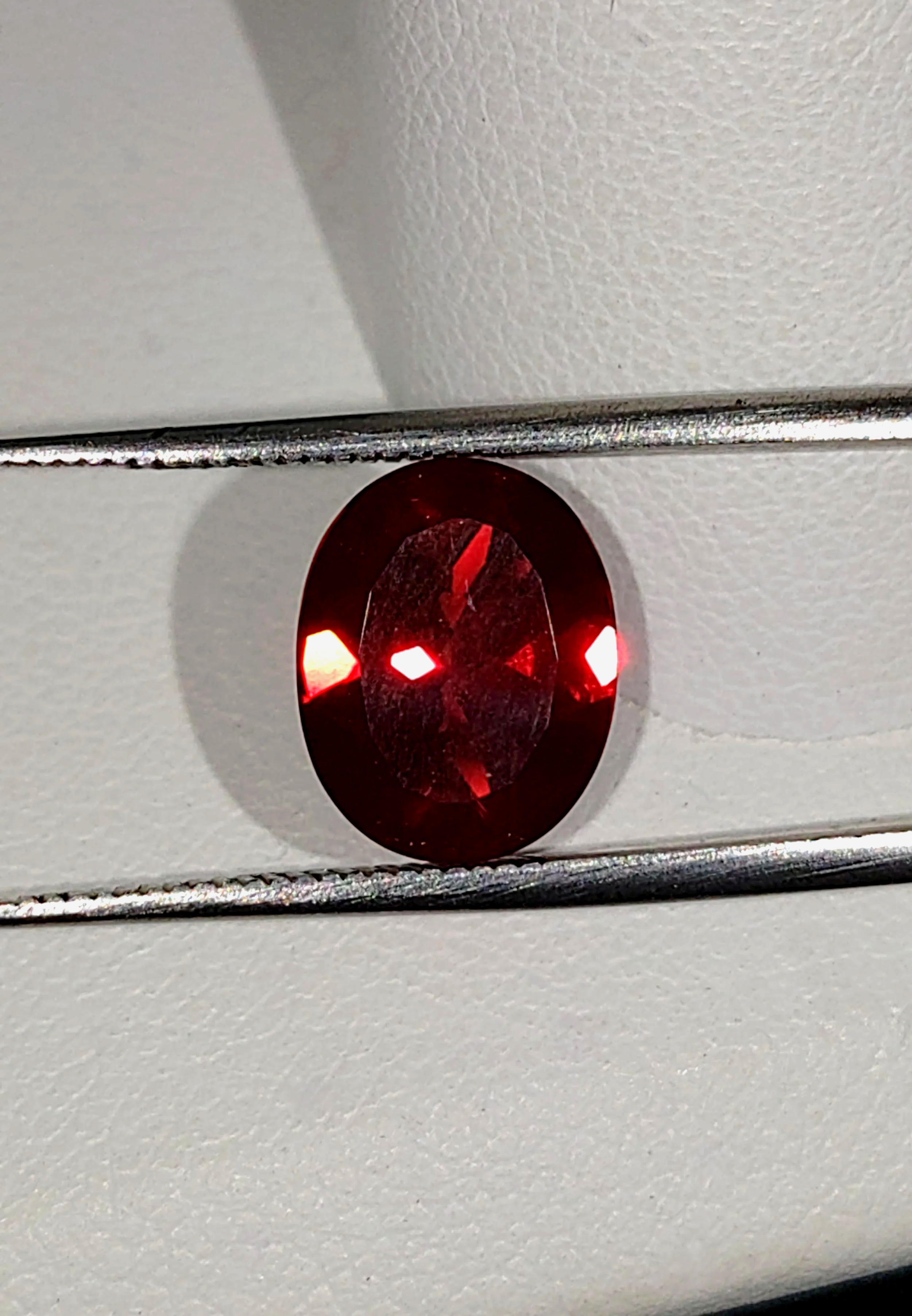 Genuine Red Andesine 2.15ct from TheCoveAtFoxHollow.com