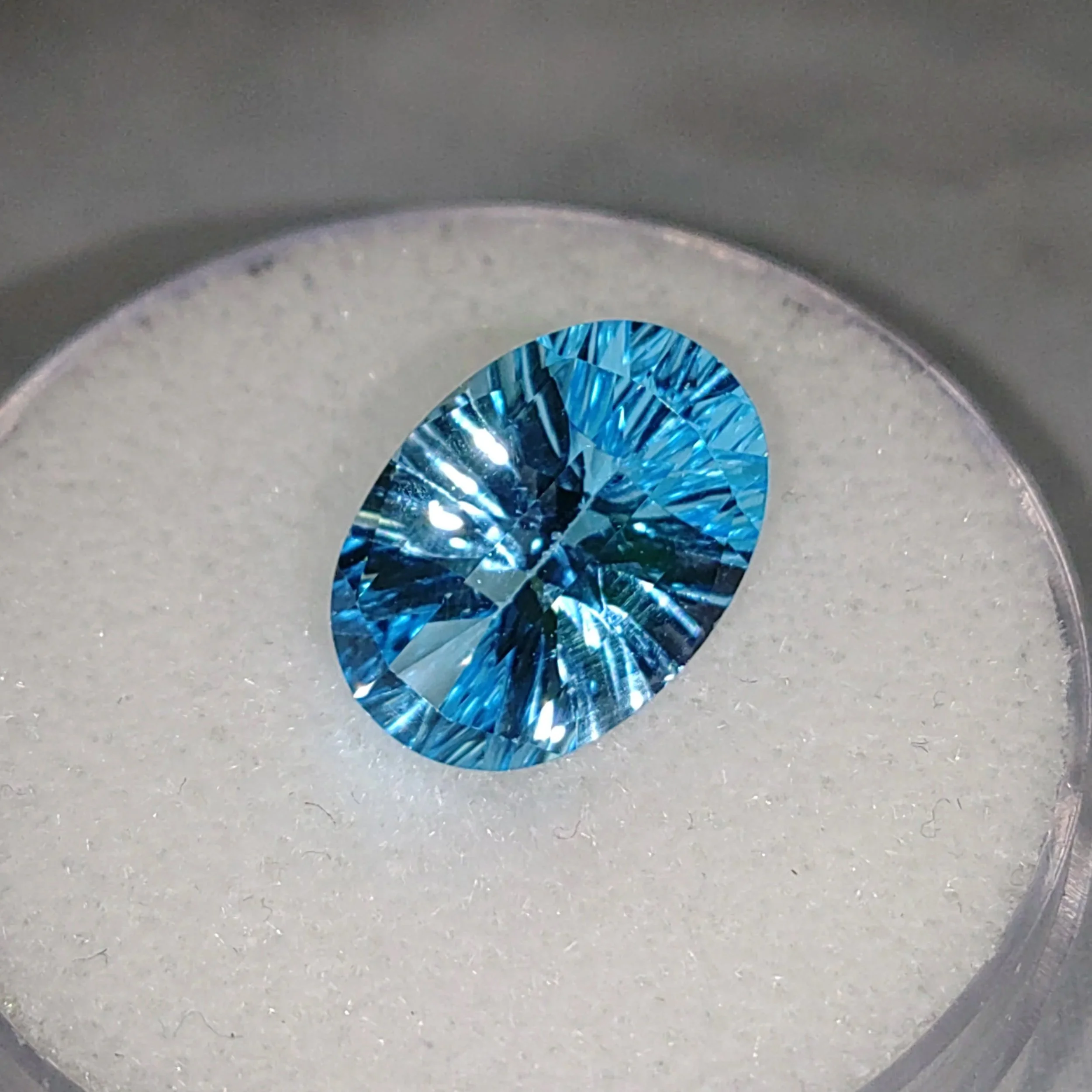Genuine Swiss Blue Topaz 6.71ct from TheCoveAtFoxHollow.com