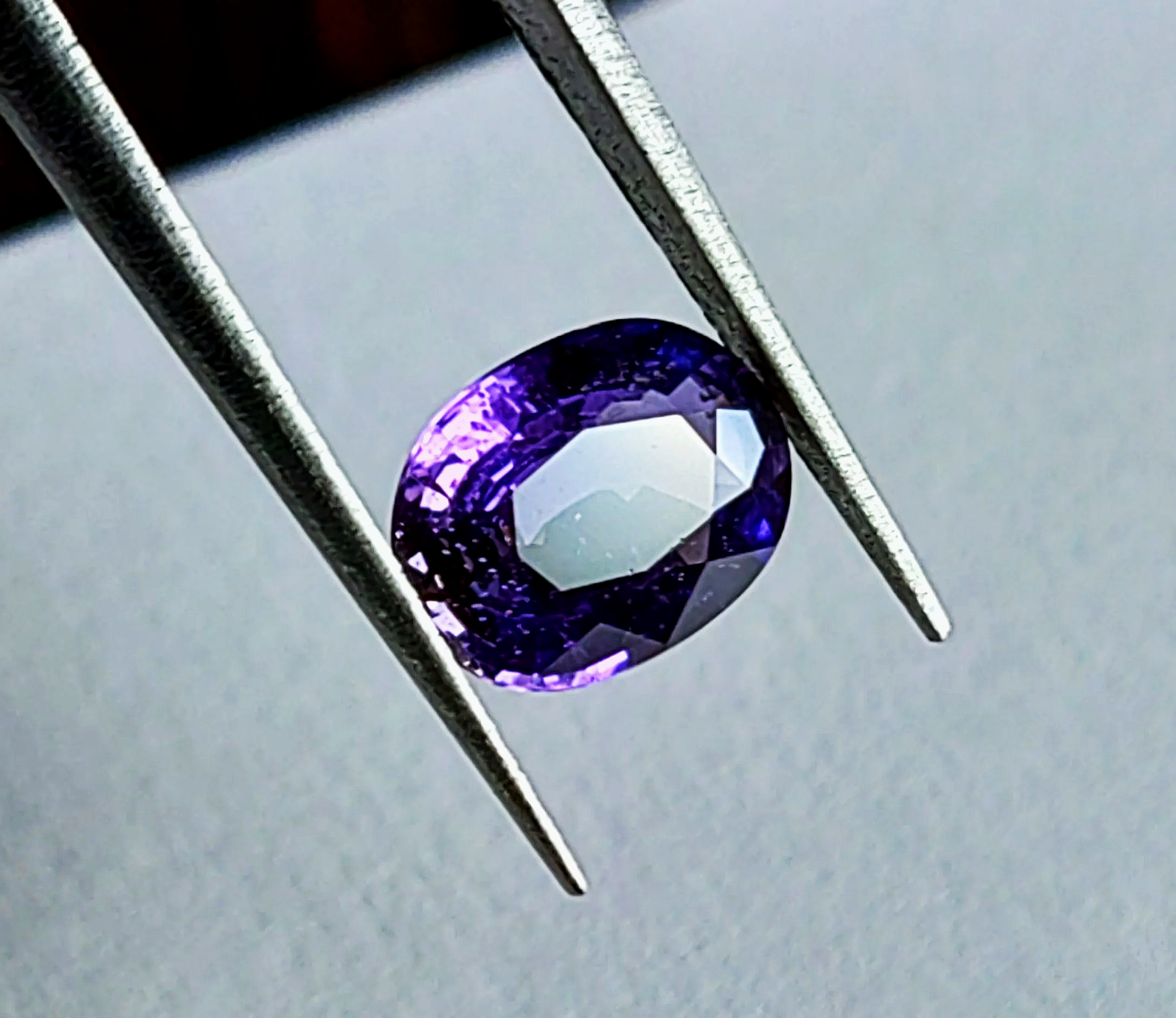 Genuine Ceylon Color Change Sapphire at 1.50ct from TheCoveAtFoxHollow.com