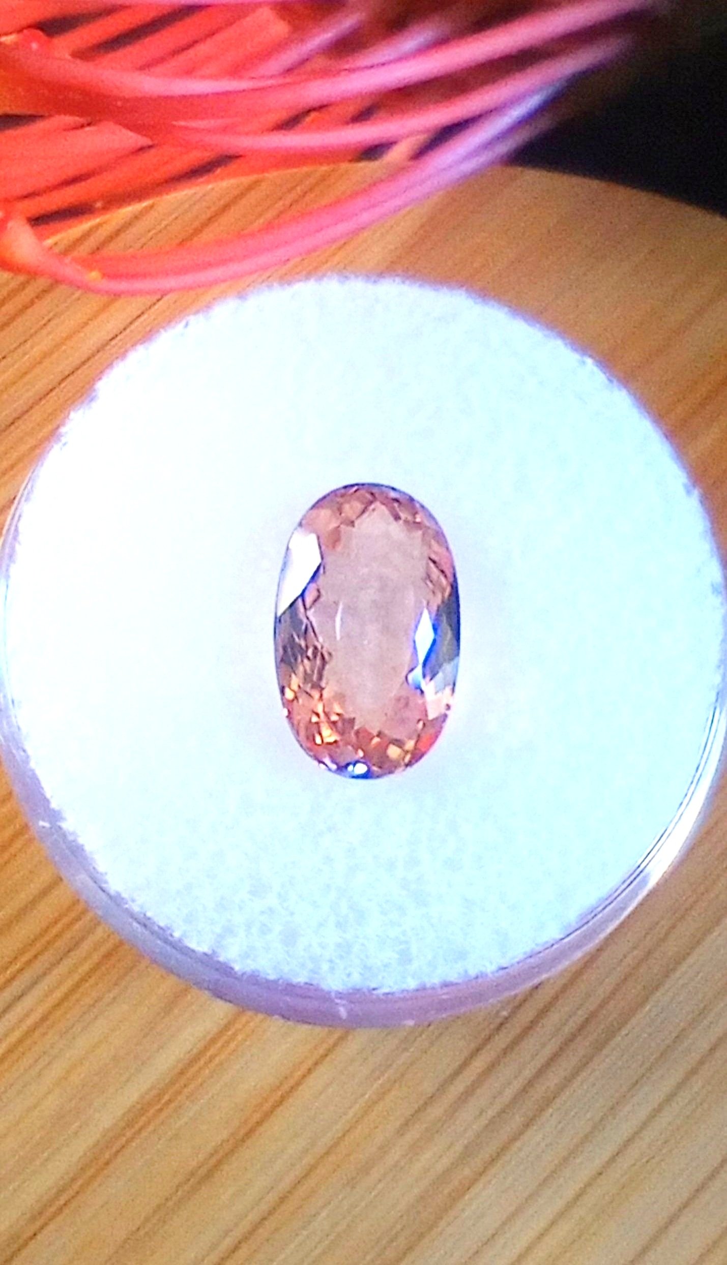 Genuine Orange Pink Padparadscha Tourmaline 3ct from thecoveatfoxhollow.com