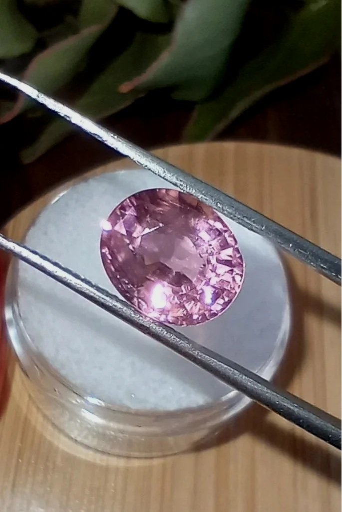 Genuine Neon Pink Orange Purple Titanium Tourmaline 3.26ct from TheCoveAtFoxHollow.com