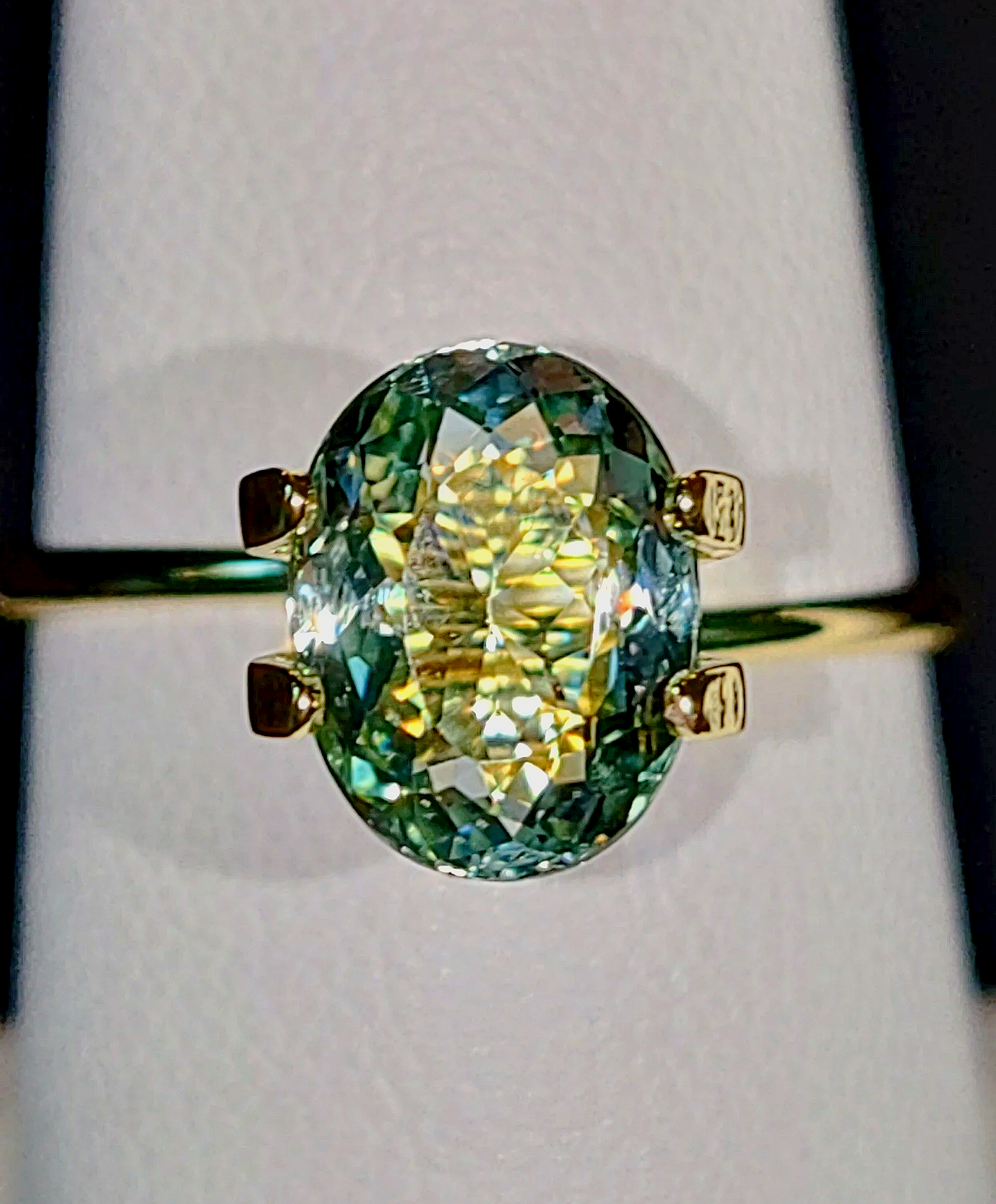 Genuine Neon Seafoam Titanium Tourmaline 1.75ct TheCoveAtFoxHollow.com