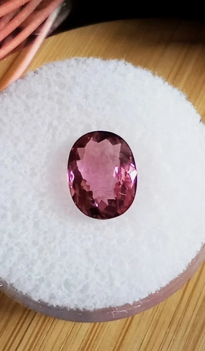 Genuine Neon Hot Pink Titanium Tourmaline 1.74ct from TheCoveAtFoxHollow.com