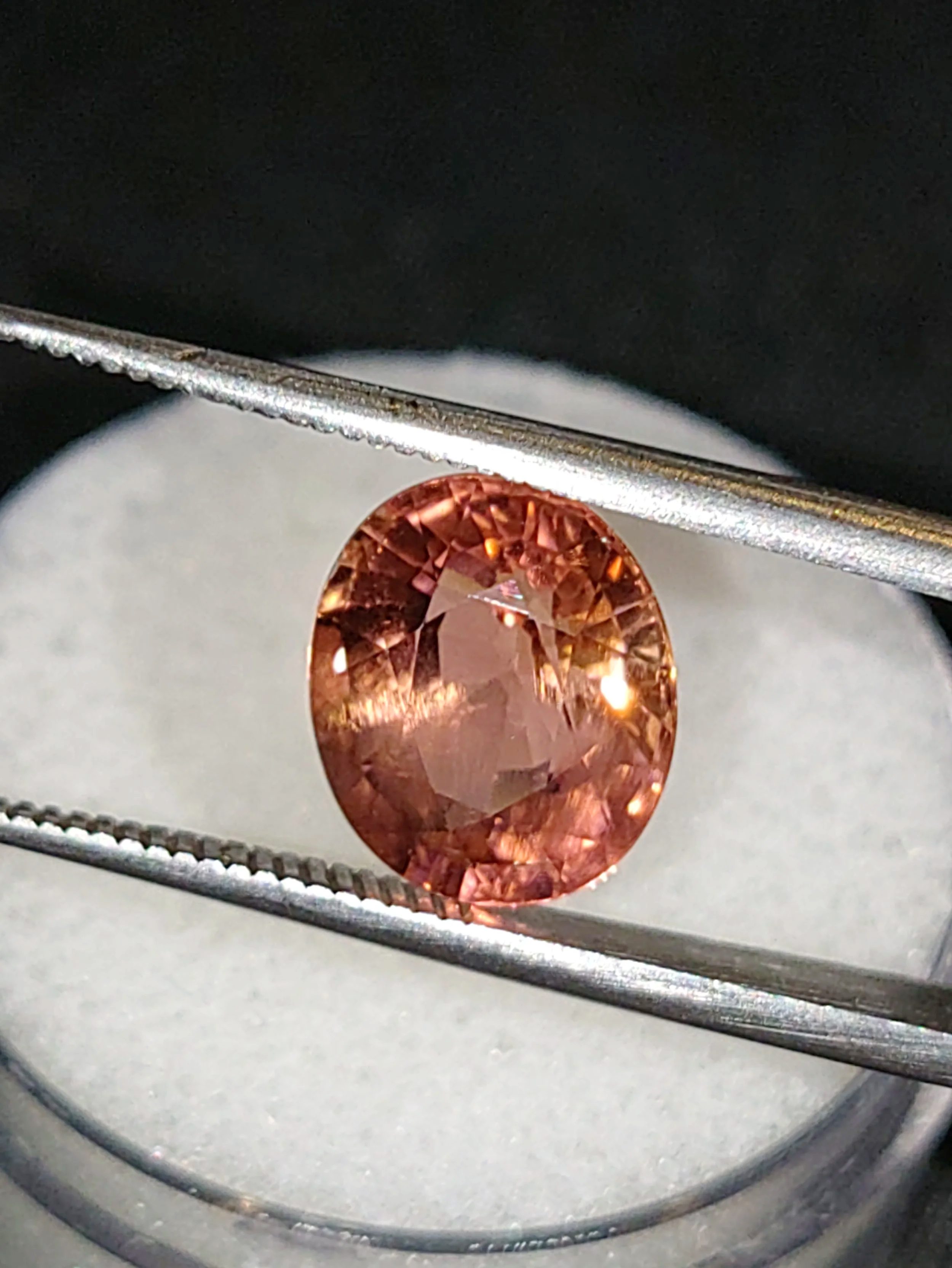 Genuine Pink Orange Purple Titanium Tourmaline 3.26ct from TheCoveAtFoxHollow.com