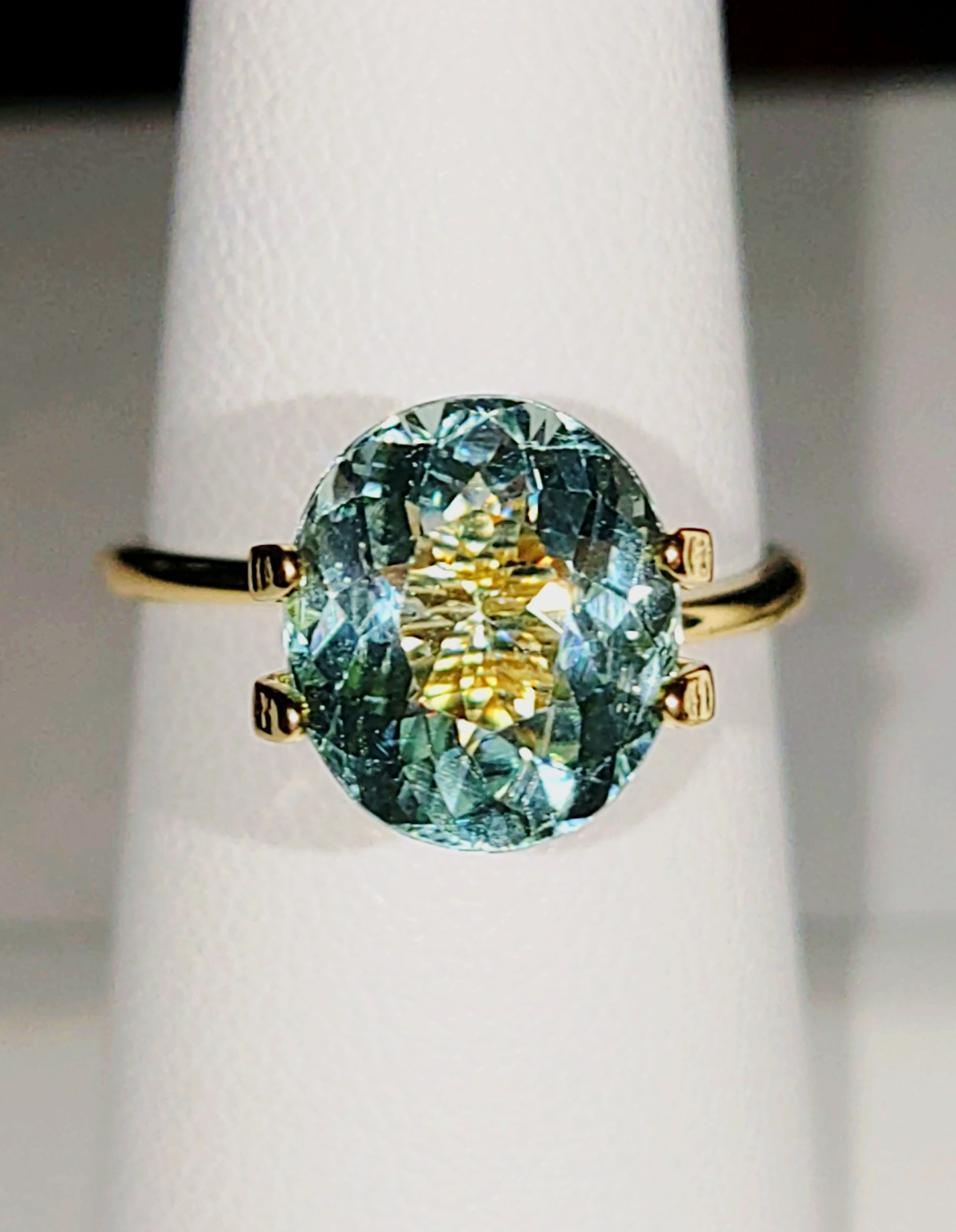 Genuine Neon Seafoam Titanium Tourmaline 3.18ct from TheCoveAtFoxHollow.com