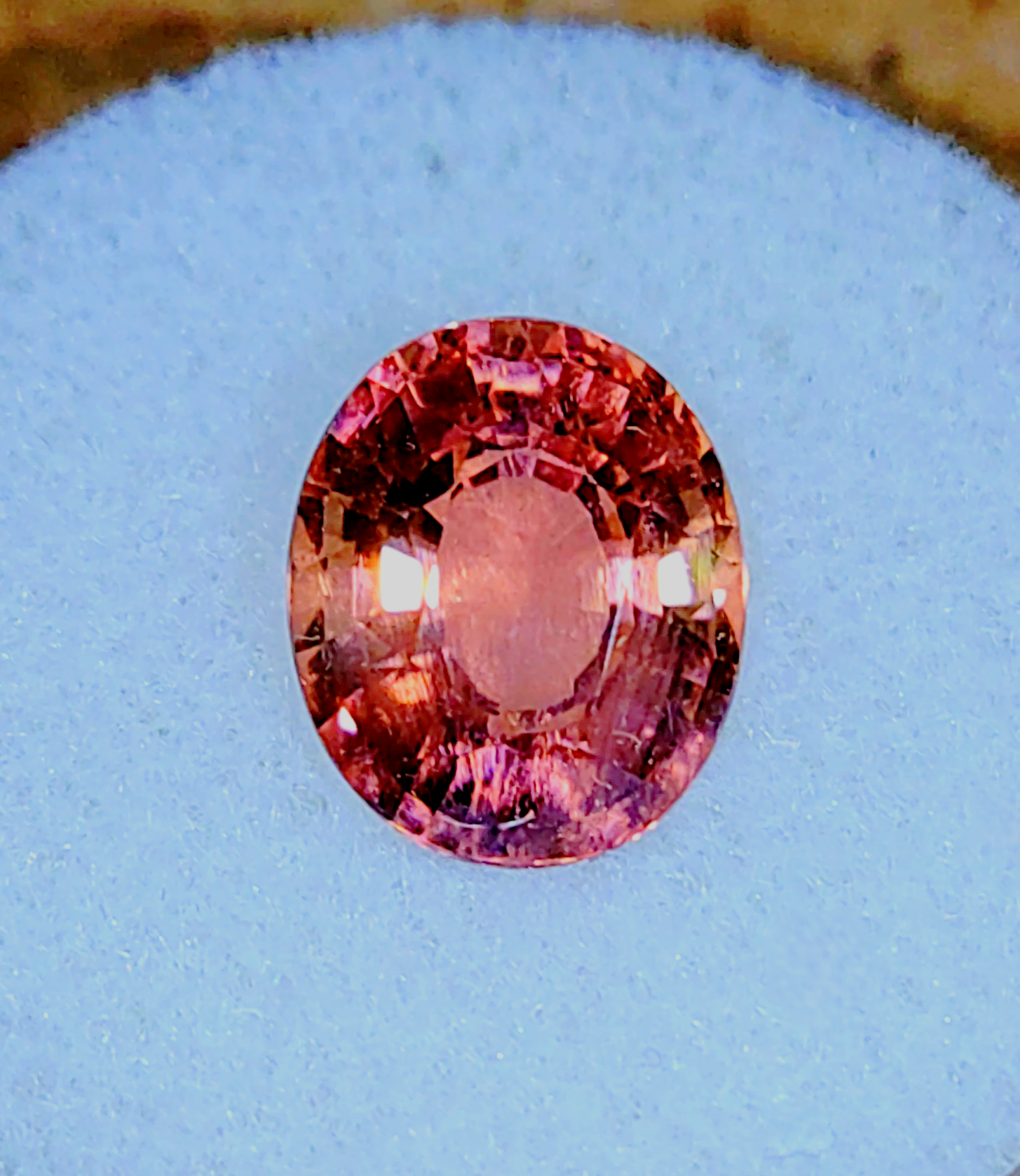 Neon Pink Orange Purple Titanium Tourmaline 3.26ct