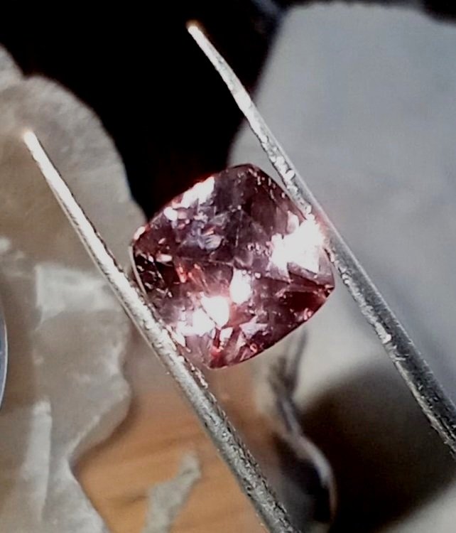 Genuine Cor de Rosa Red Zircon 2.31ct from thecoveatfoxhollow.com