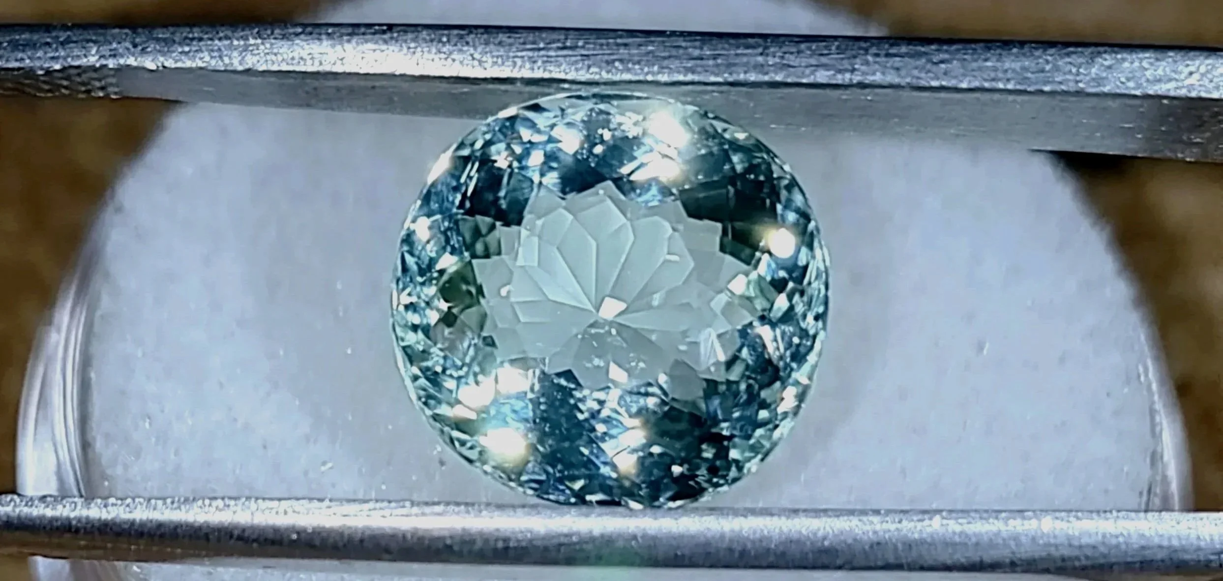 GIA Certified Genuine Neon Seafoam Titanium Tourmaline 3.81ct from TheCoveAtFoxHollow.com