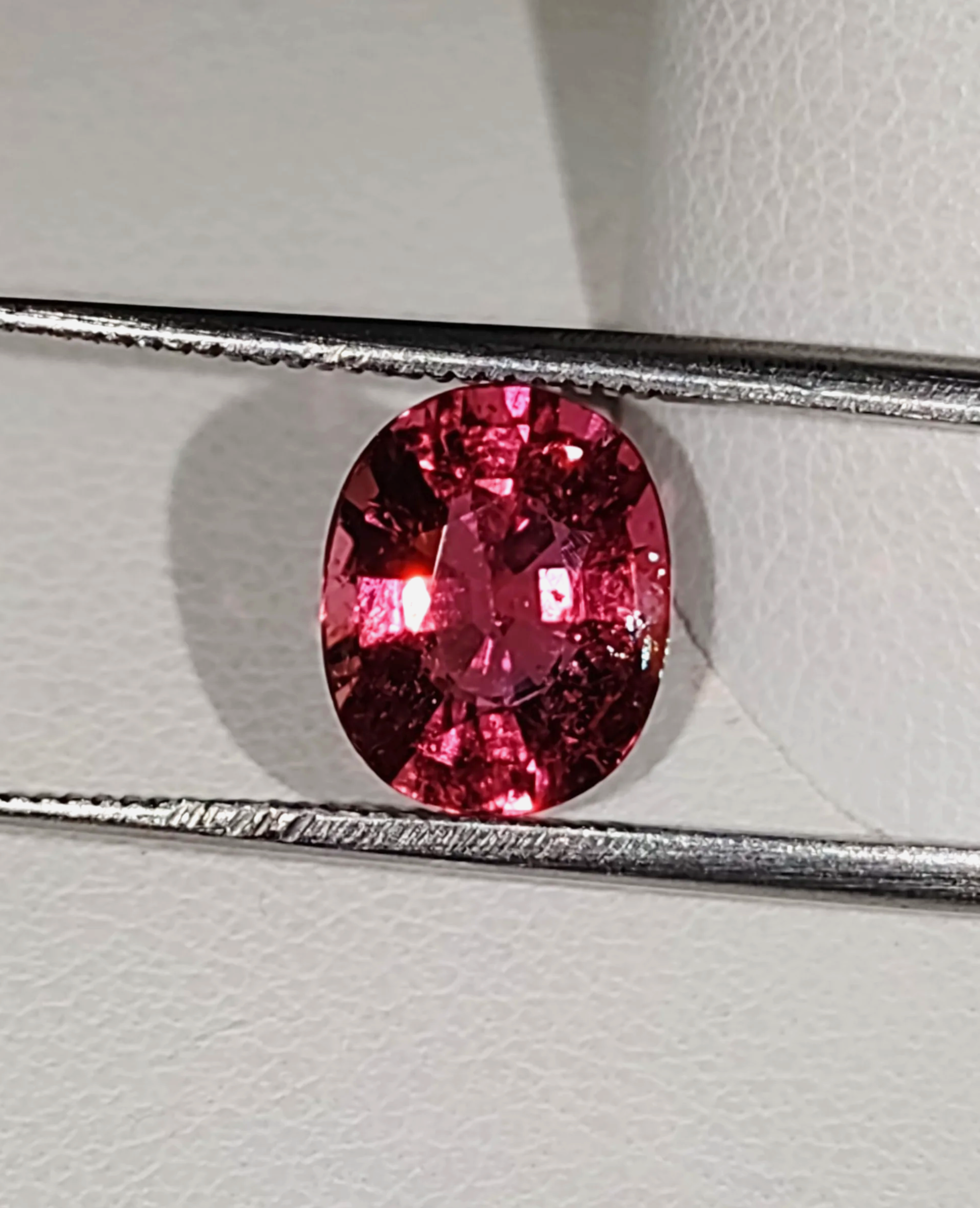 Genuine Neon Hot Pink Titanium Tourmaline 1.90ct TheCoveAtFoxHollow.com