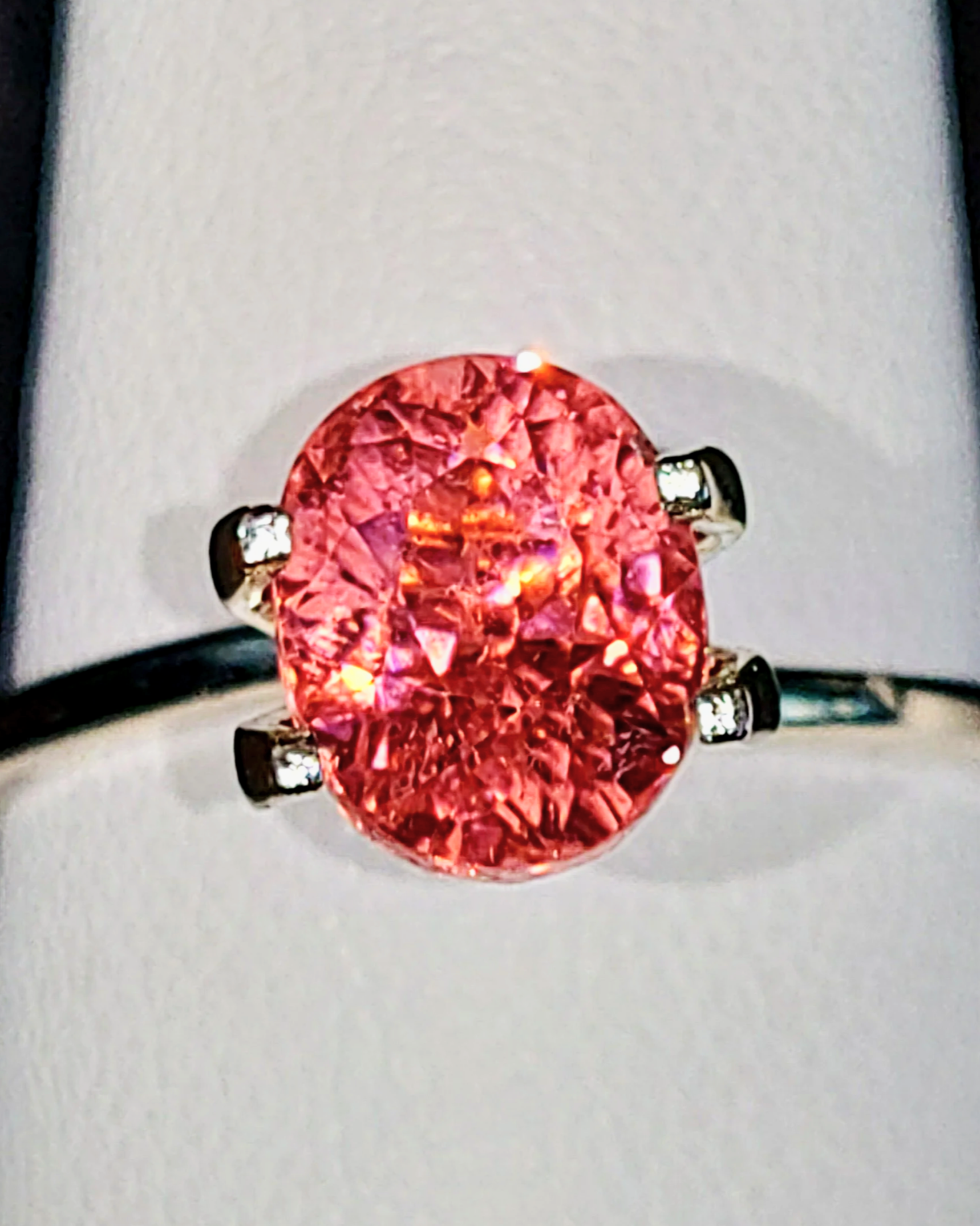 Genuine Neon Hot Pink Titanium Tourmaline 2.58ct