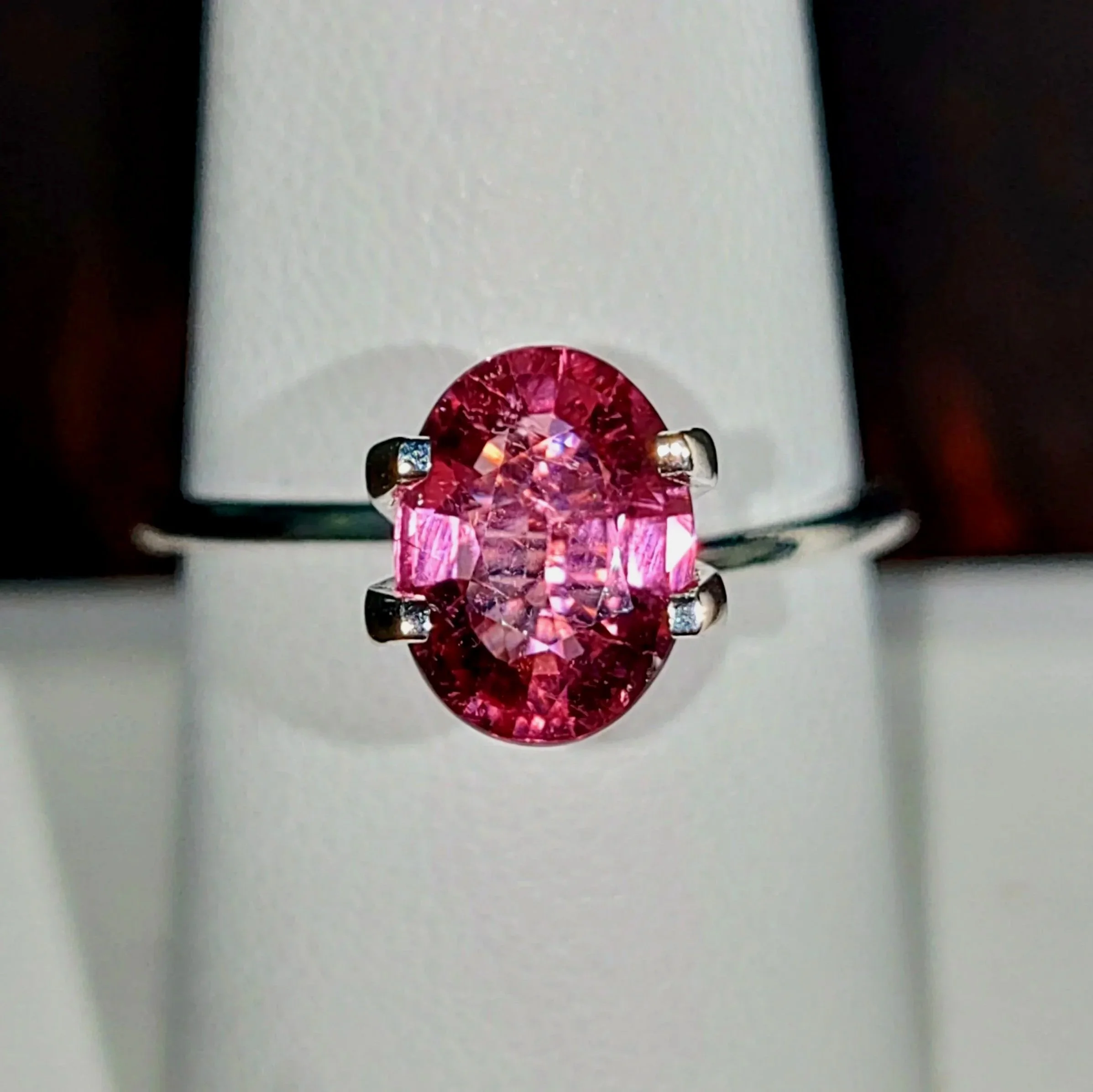 GIA Certified Genuine Pink Cuprian Tourmaline 1.75ct from TheCoveAtFoxHollow.com