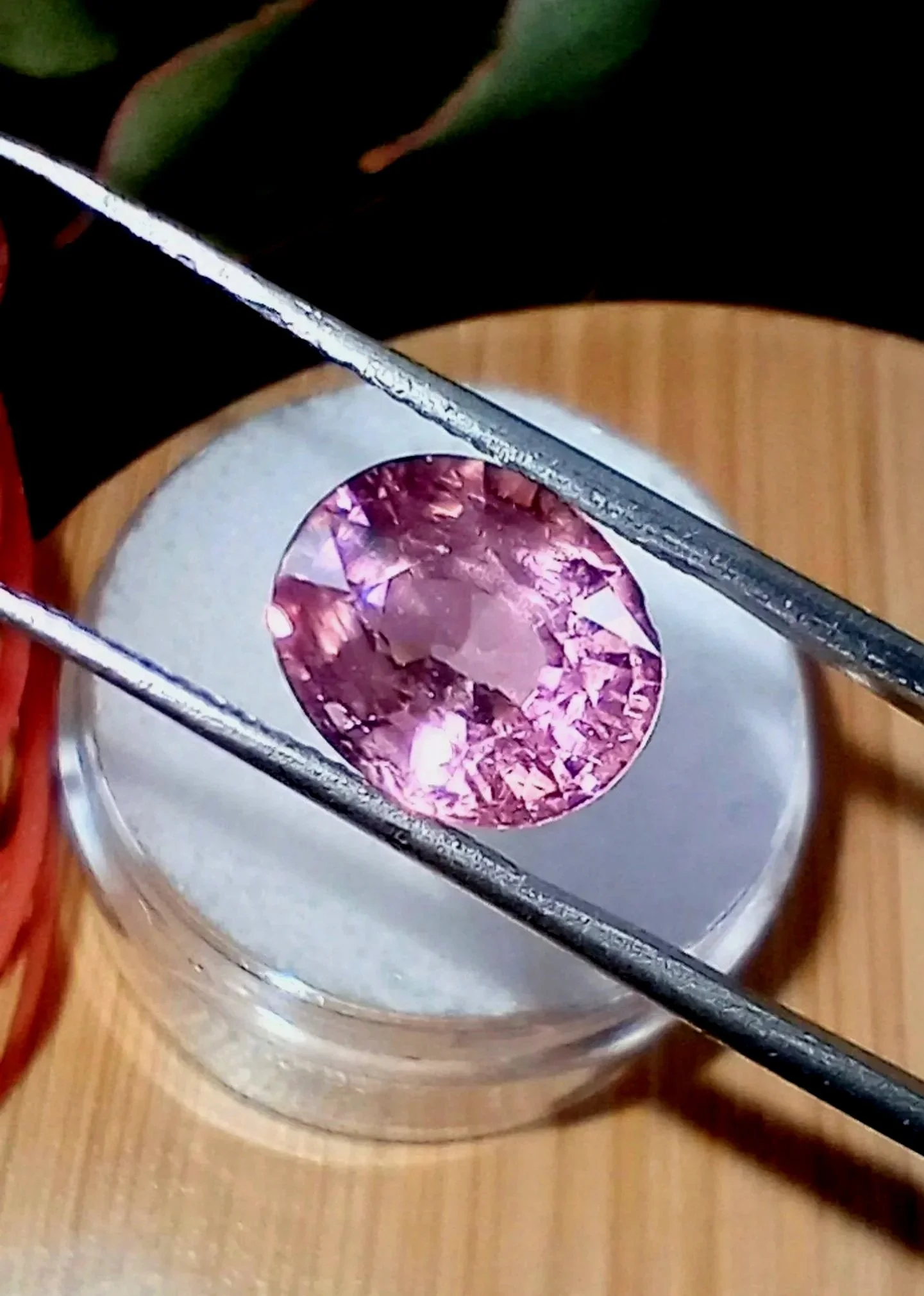 Genuine Pink Orange Purple Titanium Tourmaline 3.26ct from TheCoveAtFoxHollow.com