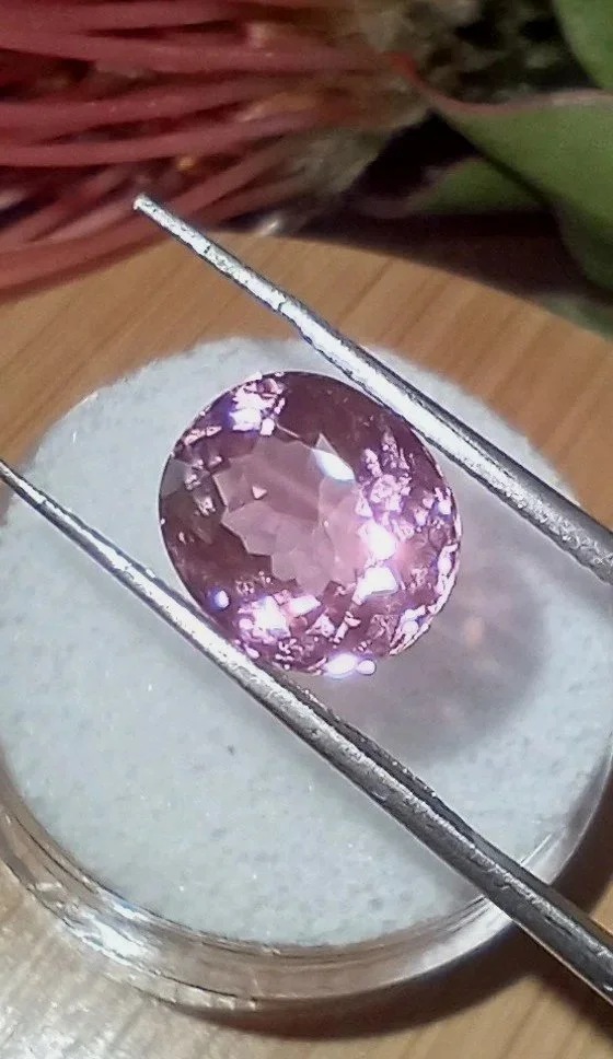 Genuine Neon Pink Titanium Tourmaline at 3ct from TheCoveAtFoxHollow.com