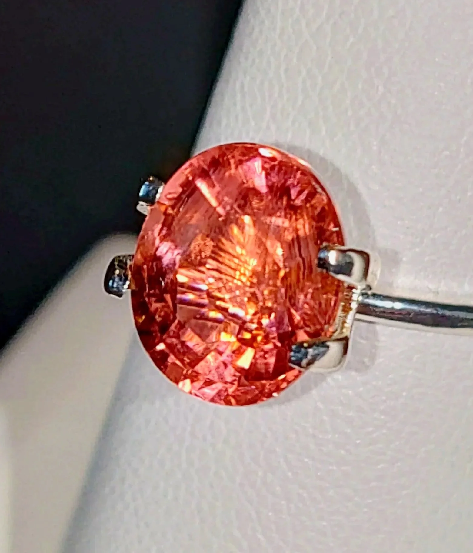 Genuine Neon Pink Orange Purple Titanium Tourmaline 3.26ct from TheCoveAtFoxHollow.com