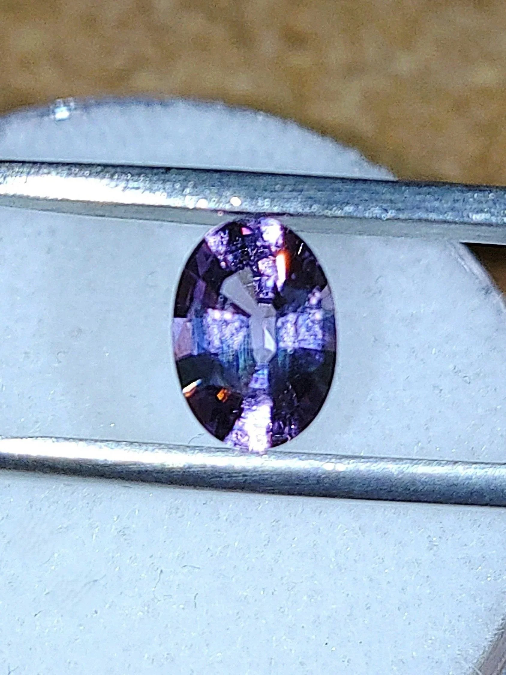 Genuine Purple Spinel .89ct from TheCoveAtFoxHollow.com