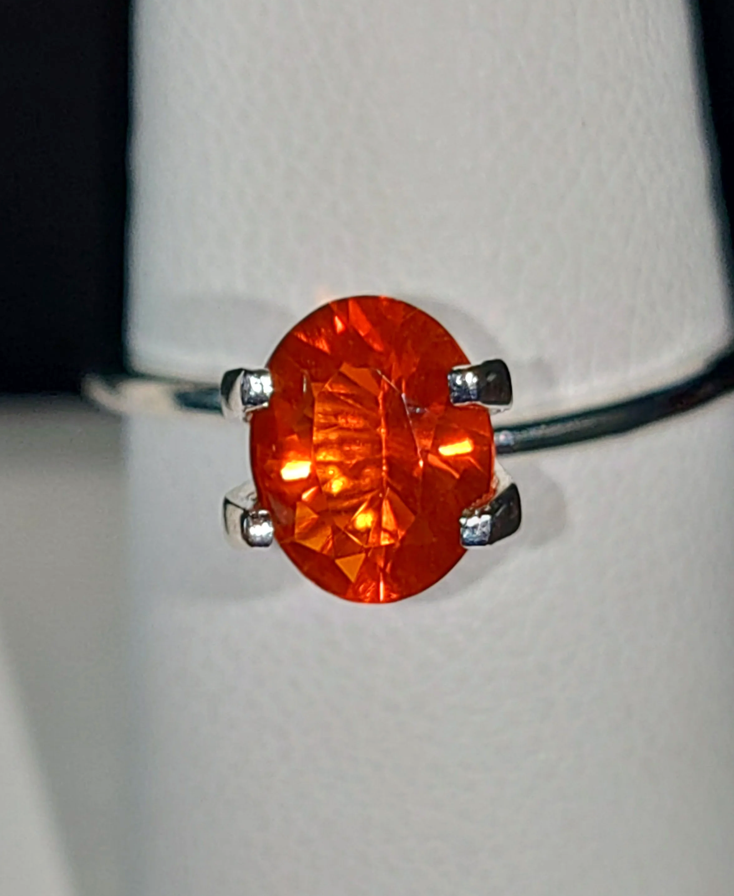 Genuine Fire Opal .84ct from TheCoveAtFoxHollow.com