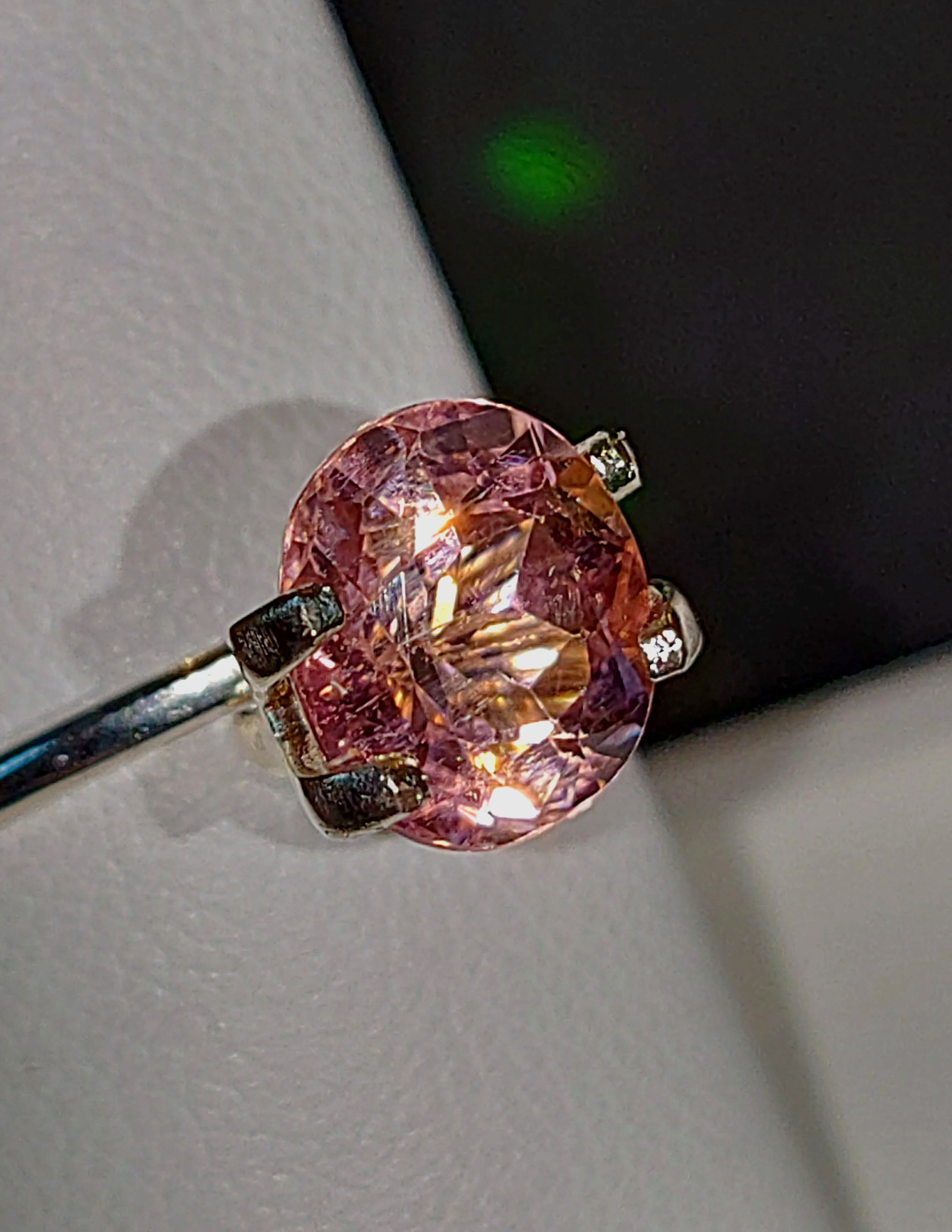 Genuine Neon Light Pink Titanium Tourmaline 2.21ct from TheCoveAtFoxHollow.com