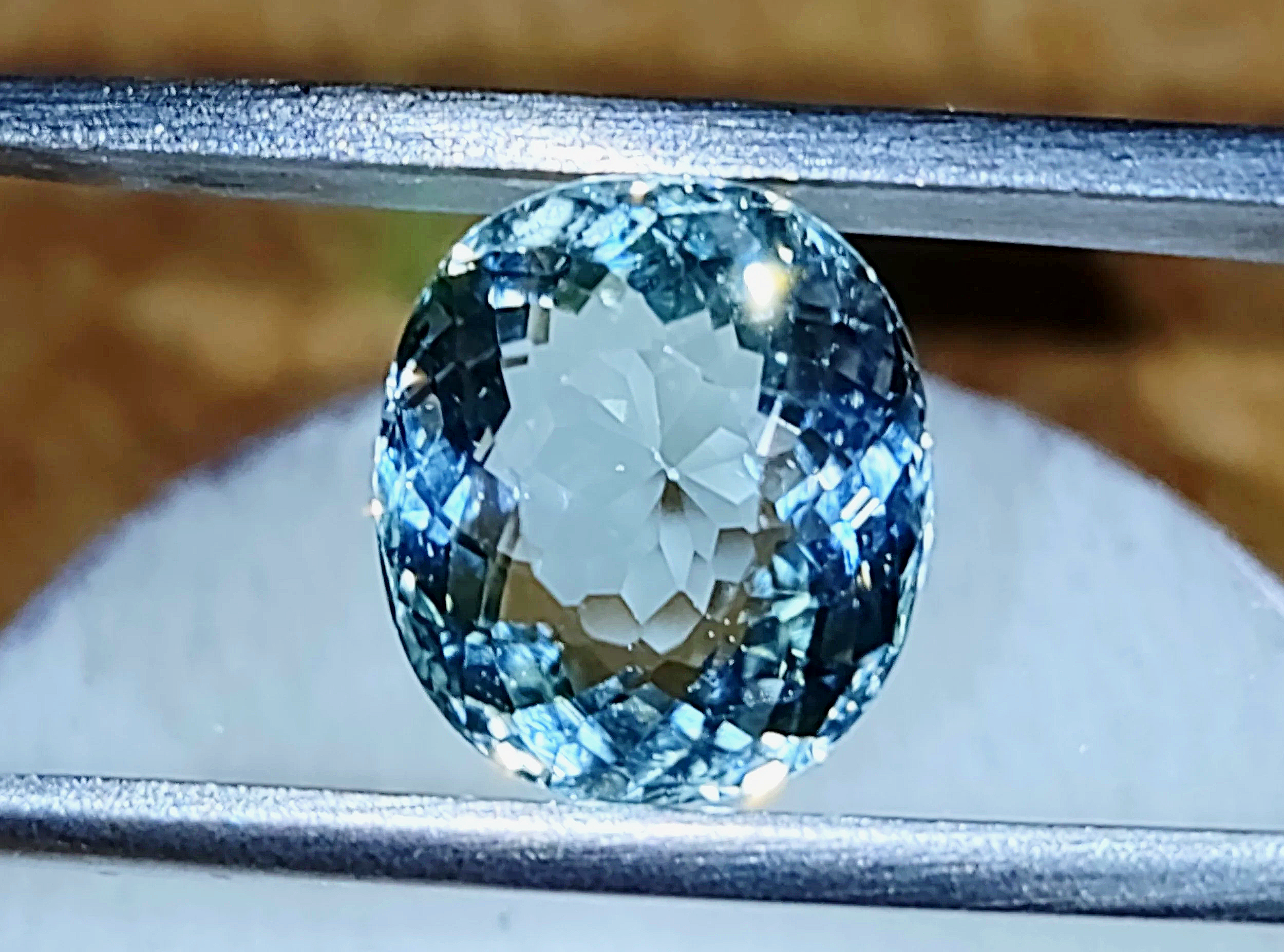 Genuine Neon Aqua Blue Titanium Tourmaline 2.94ct - TheCoveAtFoxHollow.com