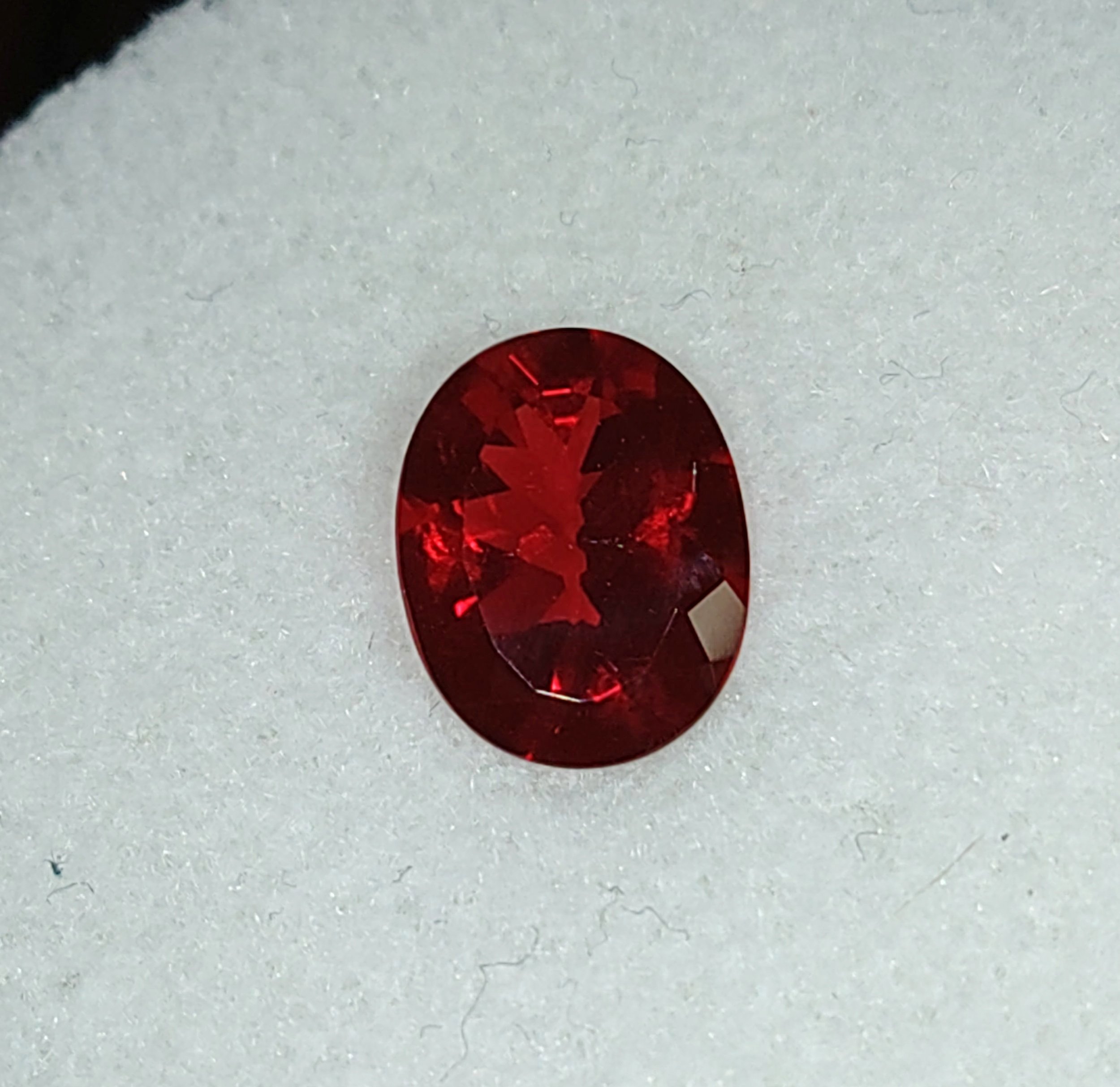 Genuine Red Andesine 2.15ct from TheCoveAtFoxHollow.com