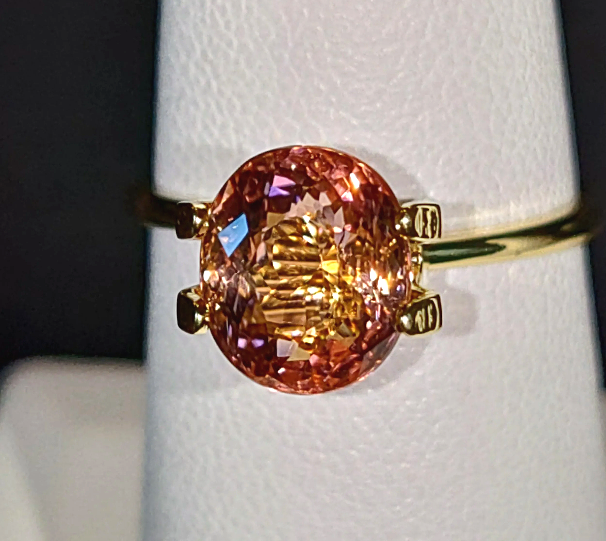Genuine Neon Pink Orange Titanium Tourmaline 2.50ct