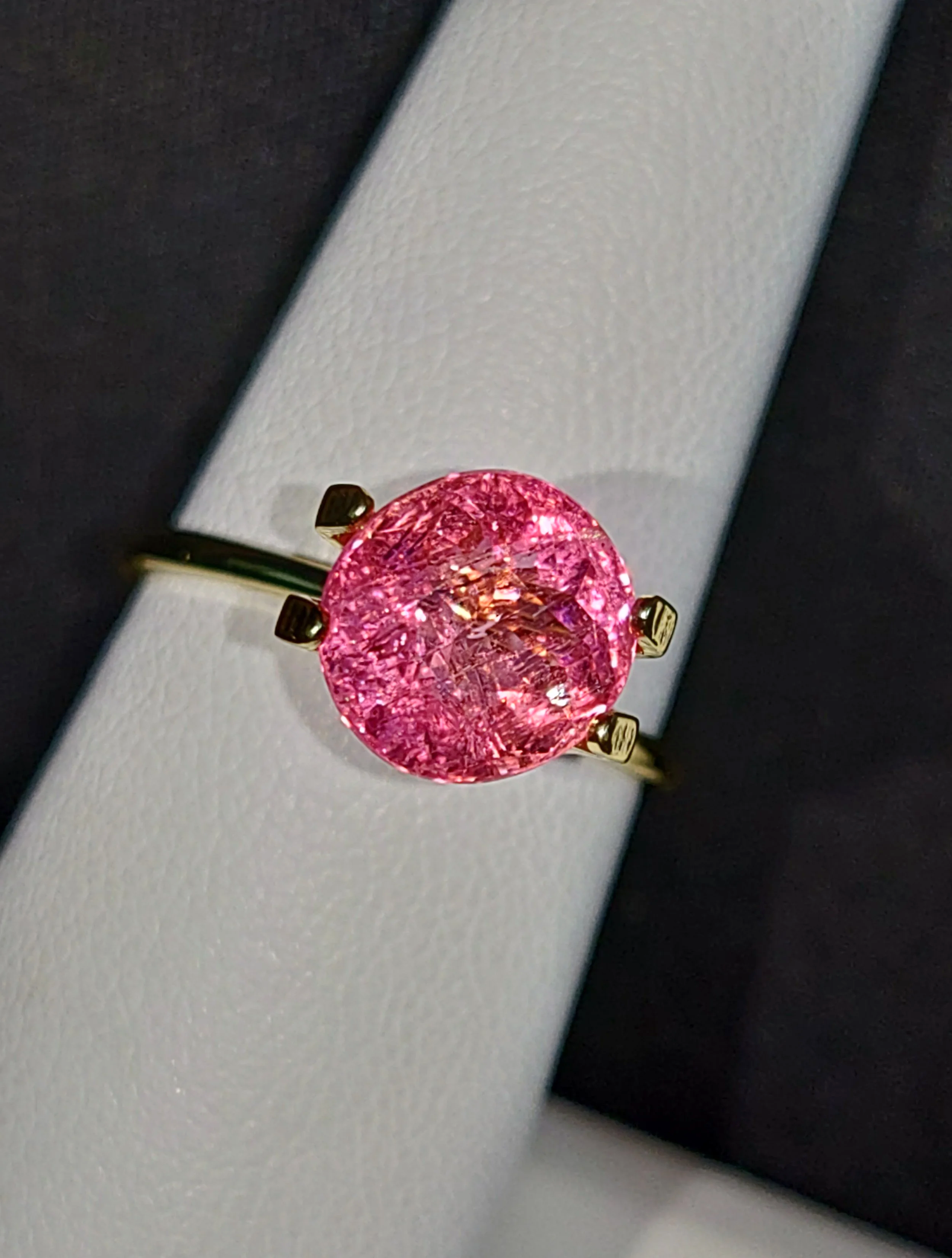 Genuine Neon Fuchsia Titanium Tourmaline 2.53ct from TheCoveAtFoxHollow.com