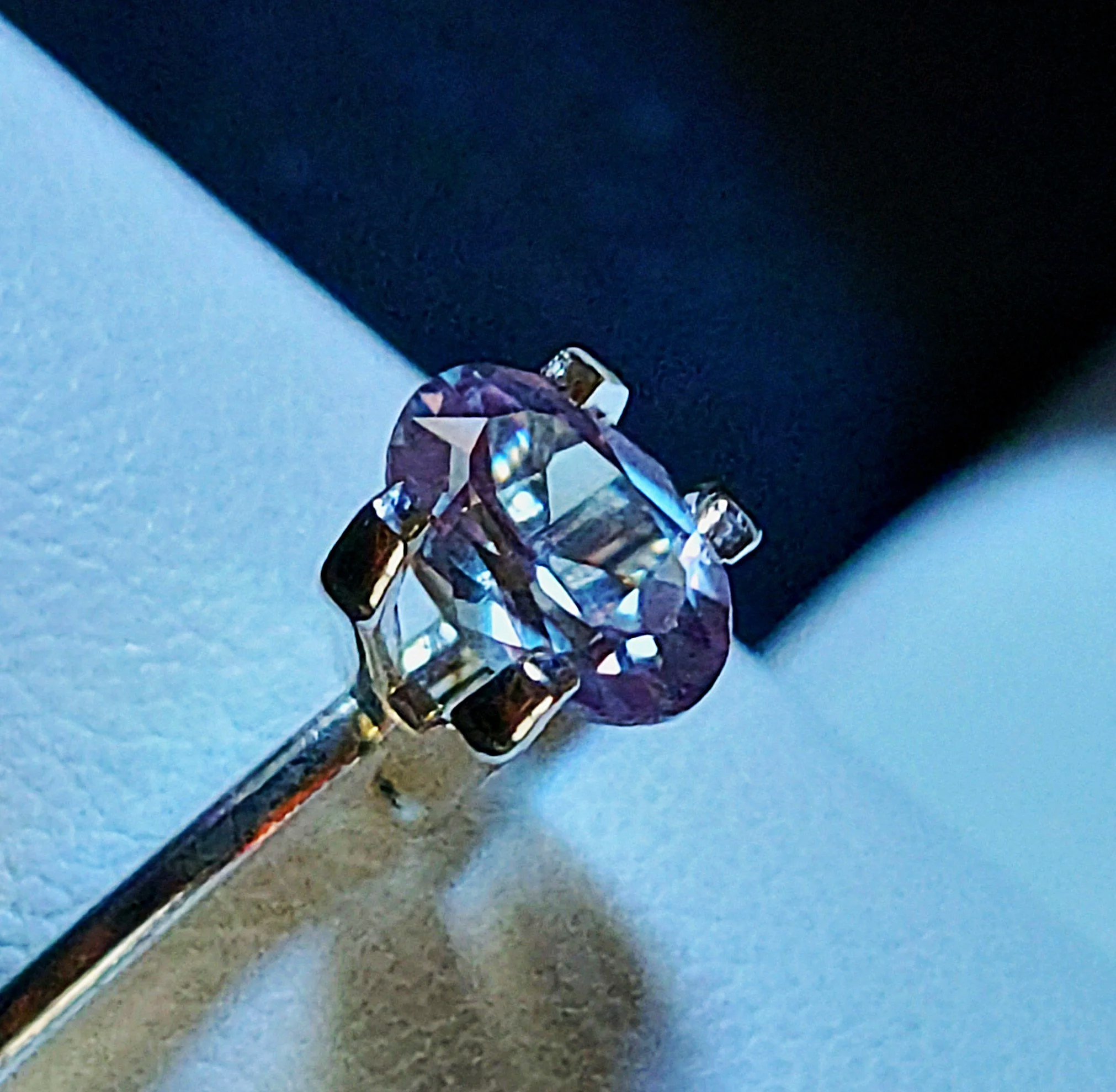 Genuine Alexandrite .87ct from TheCoveAtFoxHollow.com