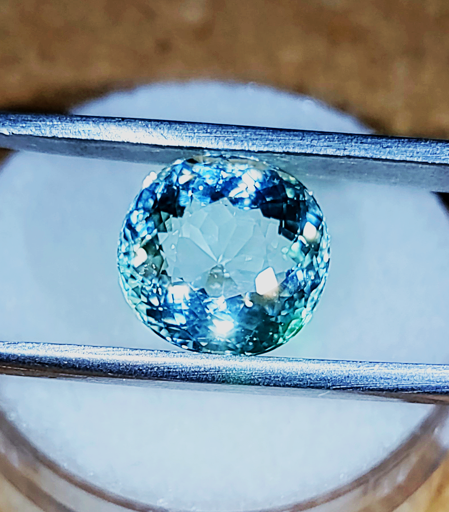 GIA Certified Neon Seafoam Titanium Tourmaline 3.81ct