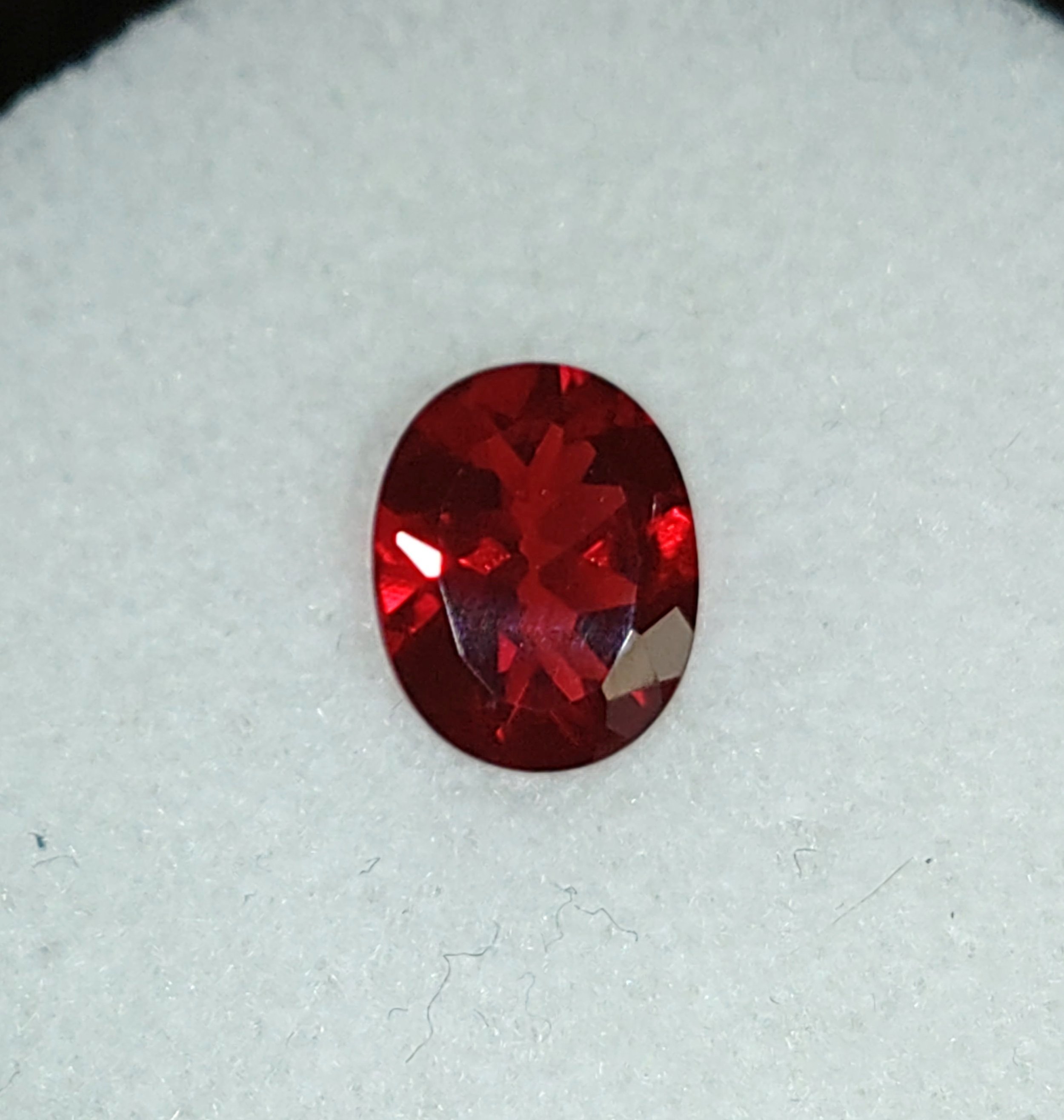 Genuine Red Andesine 2.15ct from TheCoveAtFoxHollow.com