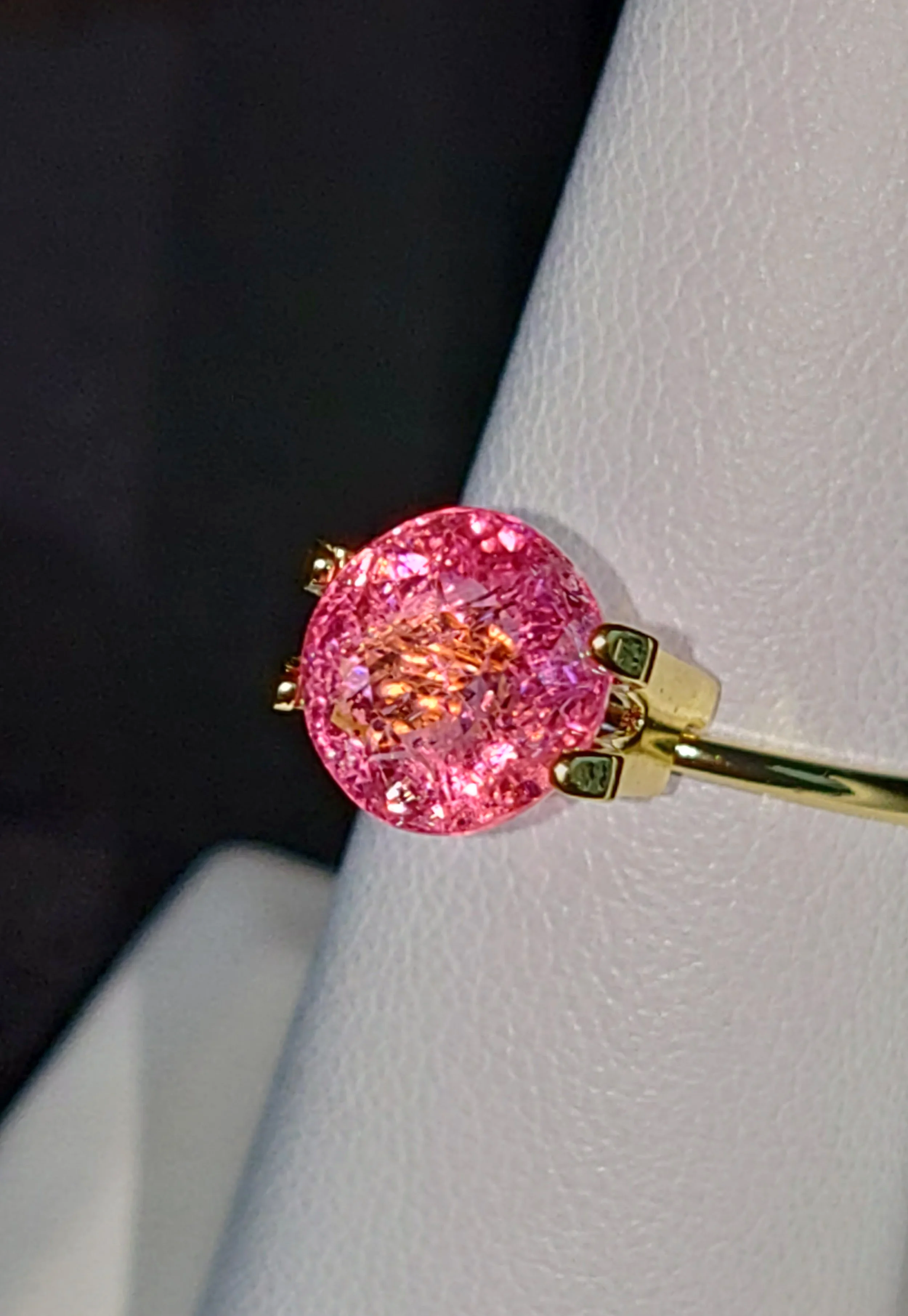 Genuine Neon Fuchsia Titanium Tourmaline 2.53ct from TheCoveAtFoxHollow.com