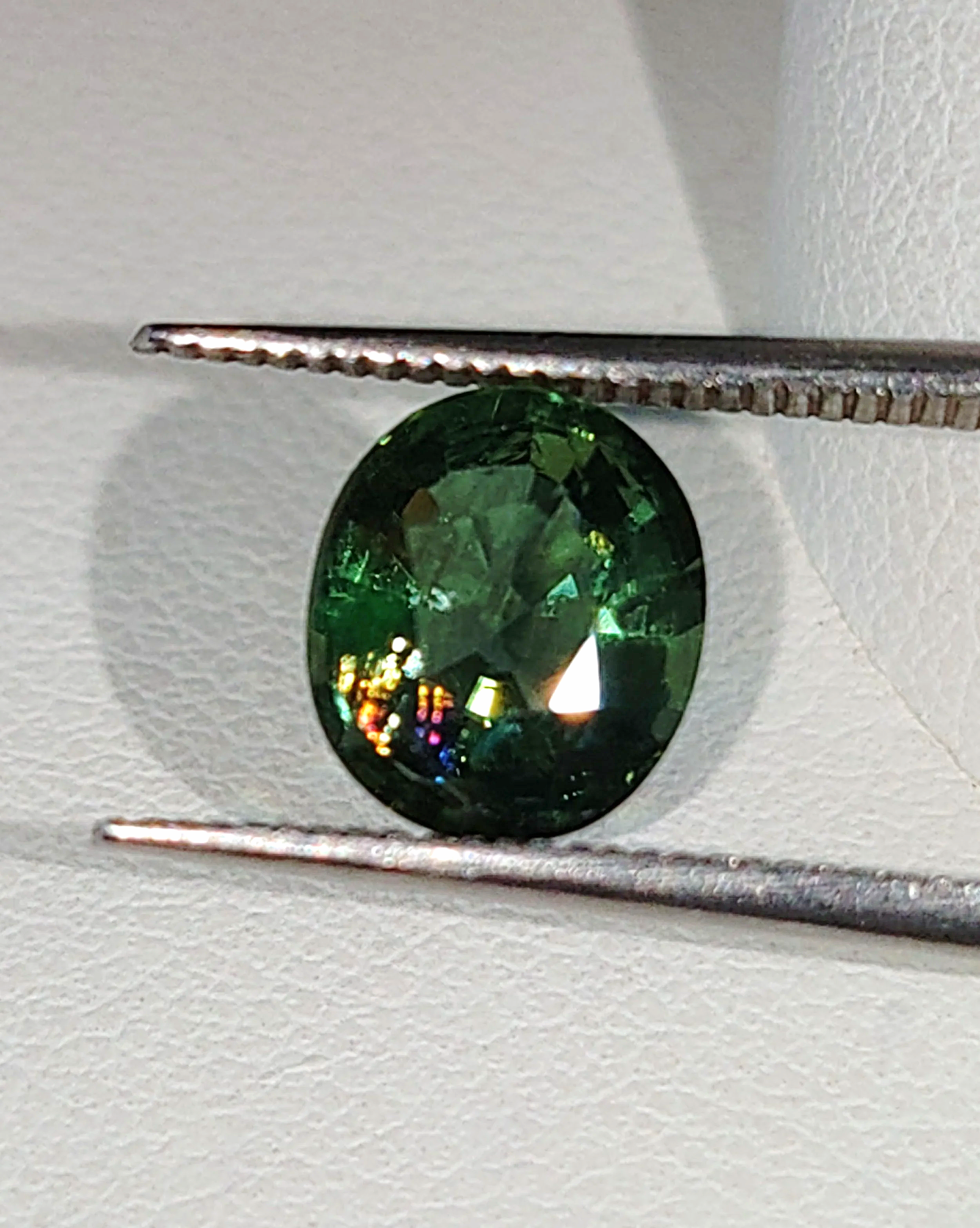 Genuine Unheated Green Apatite 1.70ct from TheCoveAtFoxHollow.com